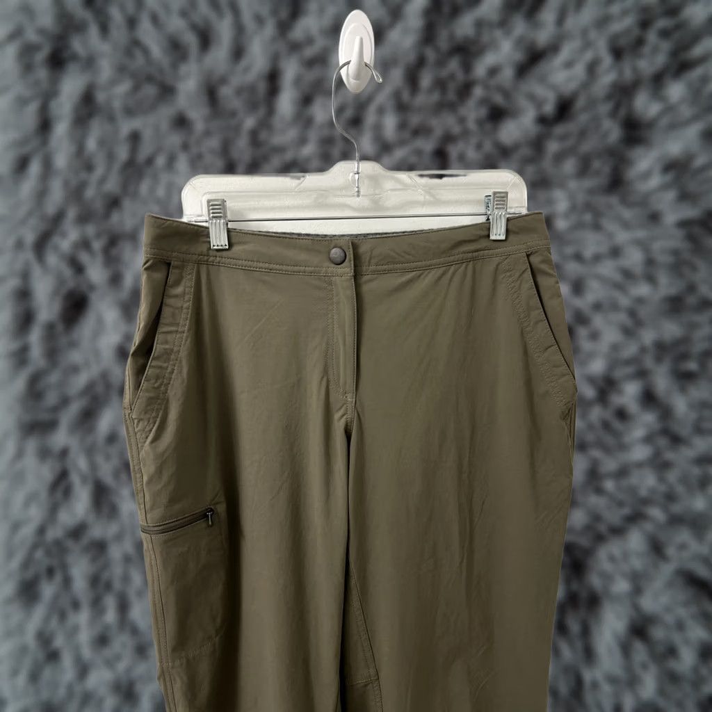 Vintage LL Bean Trail Pants Womens 10 Brown Water Repellent UPF 50+ Cargo Straight Leg 32x31 Mens Womens Girls Boys Size 24" / US 00 / IT 34 - 1 Thumbnail