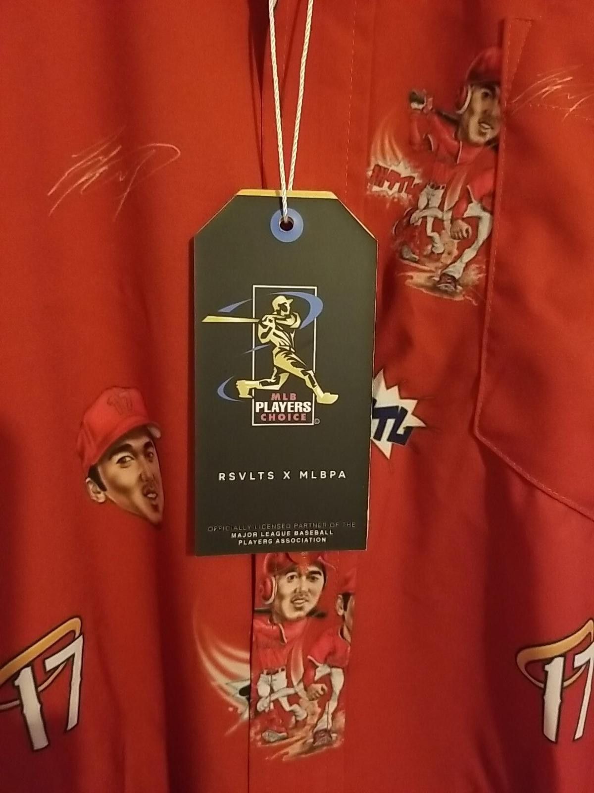 Other RSVLTS x MLBPA Shohei Ohtani Mens Shirt Los Angeles Angels Size US XXL / EU 58 / 5 - 4 Thumbnail