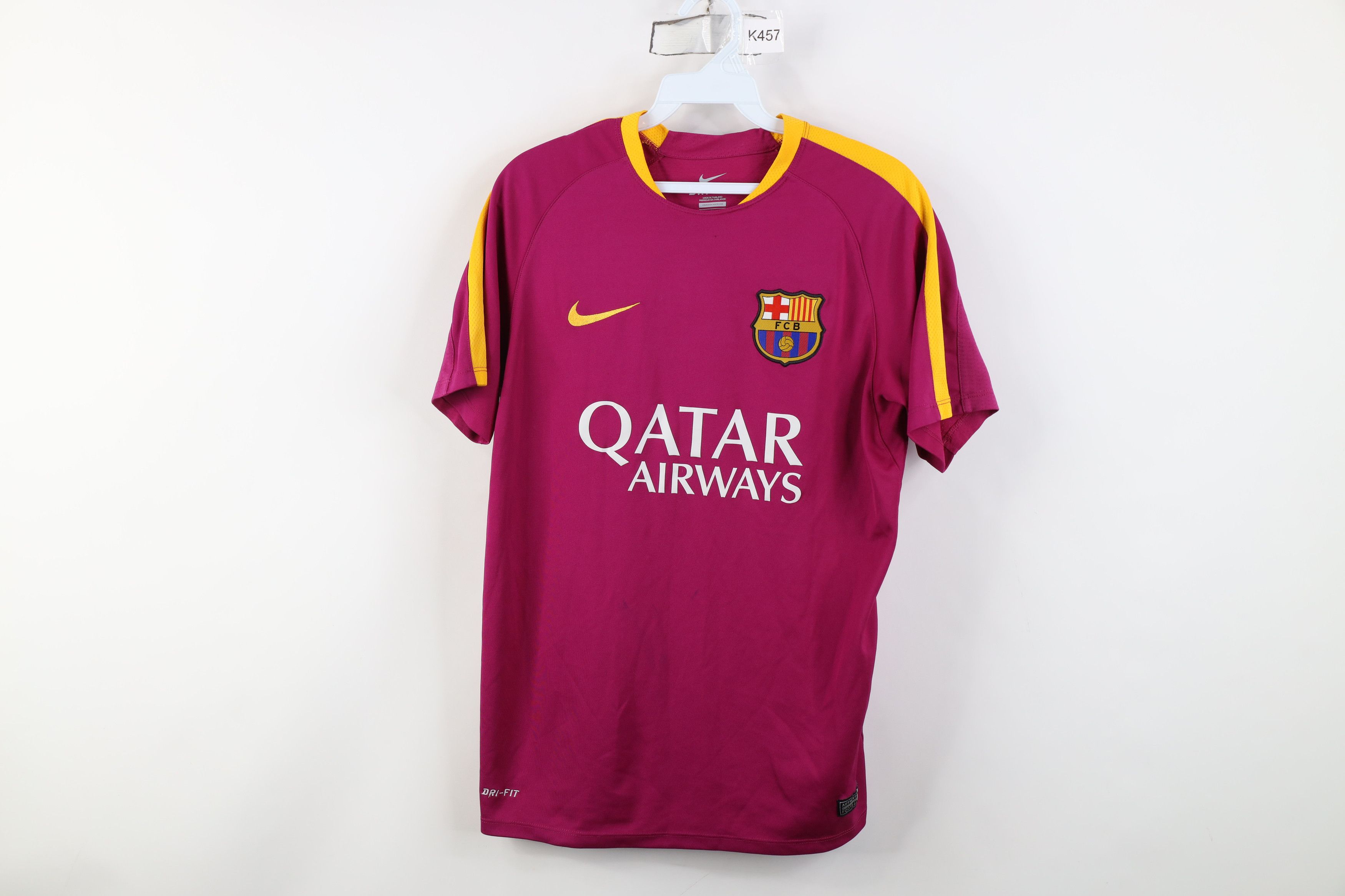 Nike Nike FC Barcelona Soccer Jersey Shirt Training Purple Size US M / EU 48-50 / 2 - 1 Thumbnail