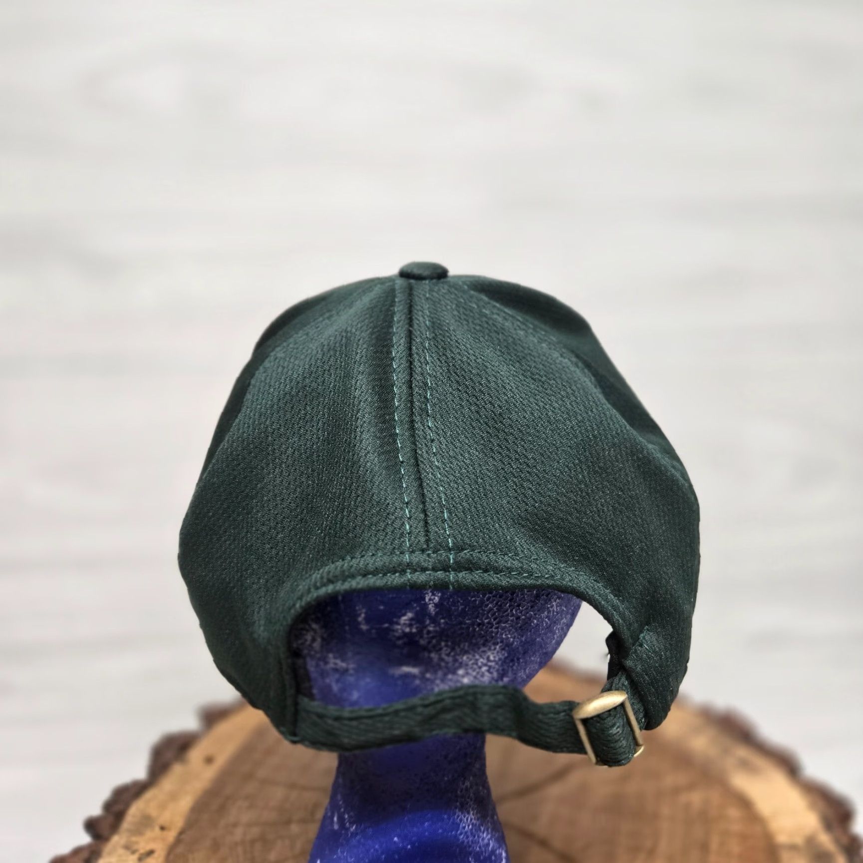 Vintage VINTAGE Unbranded Baseball Cap Hat Adult One Size Green Adjustable 90s Men Size ONE SIZE - 3 Thumbnail