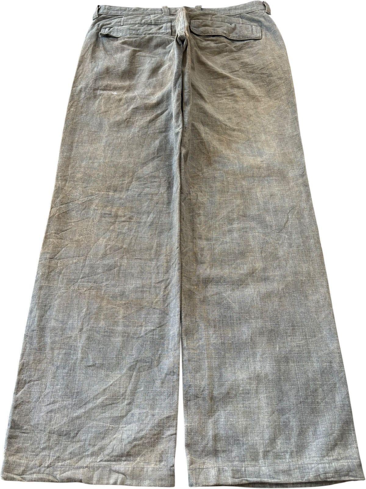 Japanese Brand Vintage Japanese Blue Way Mud Wash Baggy Jeans Size US 34 / EU 50 - 2 Thumbnail