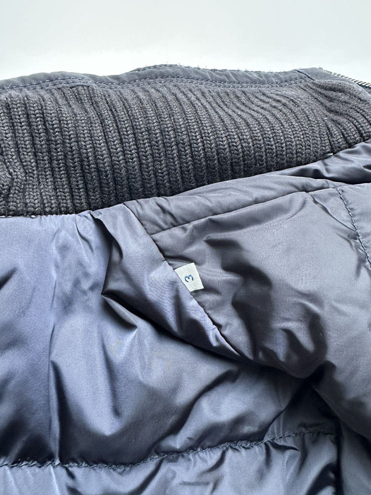 Moncler Cherbourg dark navy down parka jacket