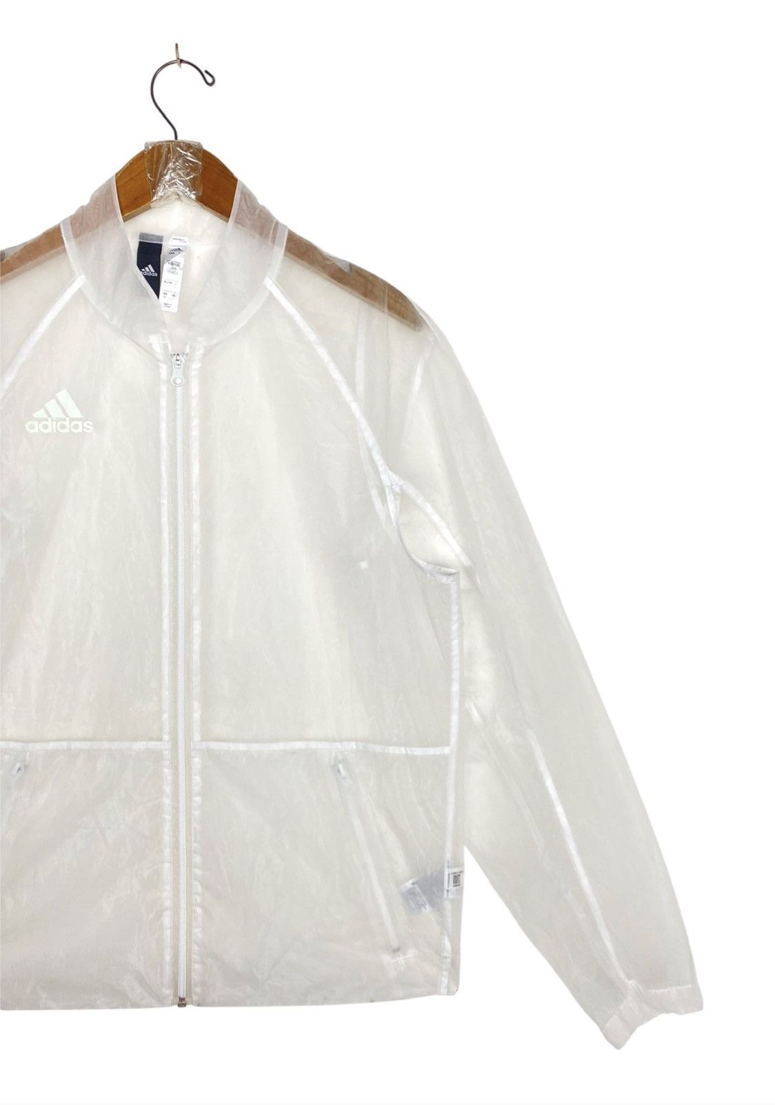 Adidas Rare‼️ Adidas Transparent Light Jacket Size M / US 6-8 / IT 42-44 - 6 Thumbnail