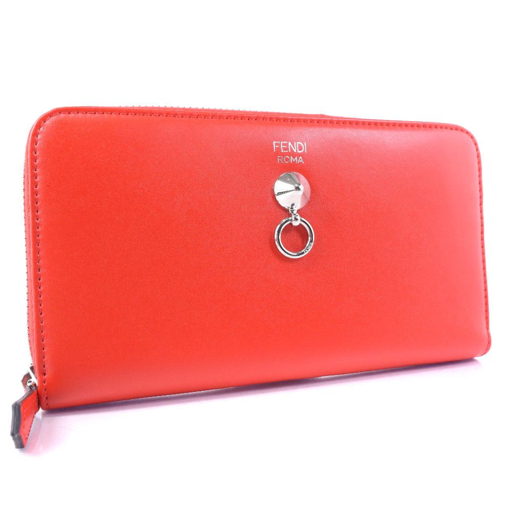 Orange Leather Wallet (Pre-Owned)