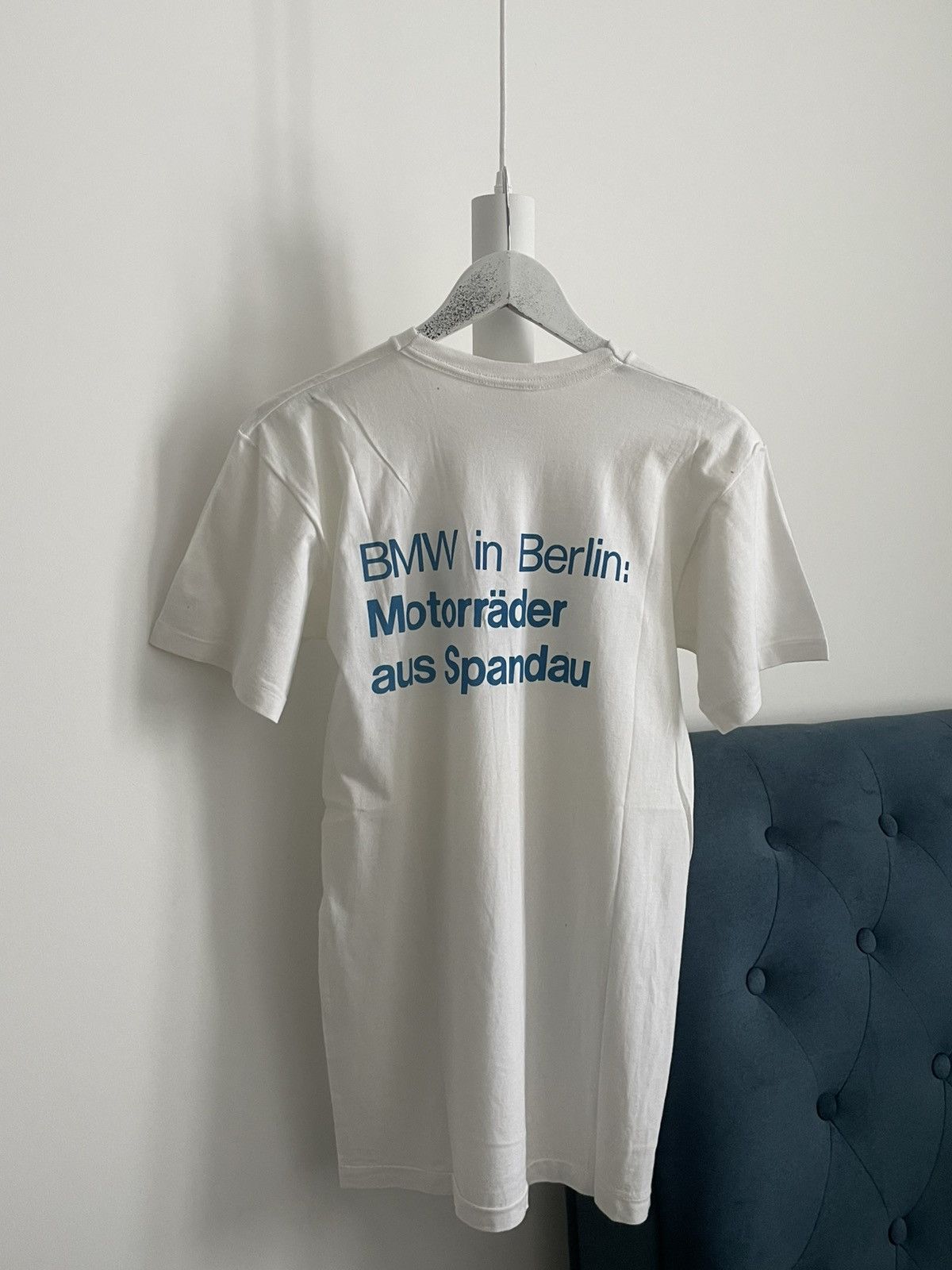 BMW Vintage Bmw 70’s Freude am Fahre T-Shirt Archive White RARE Size US M / EU 48-50 / 2 - 2 Thumbnail