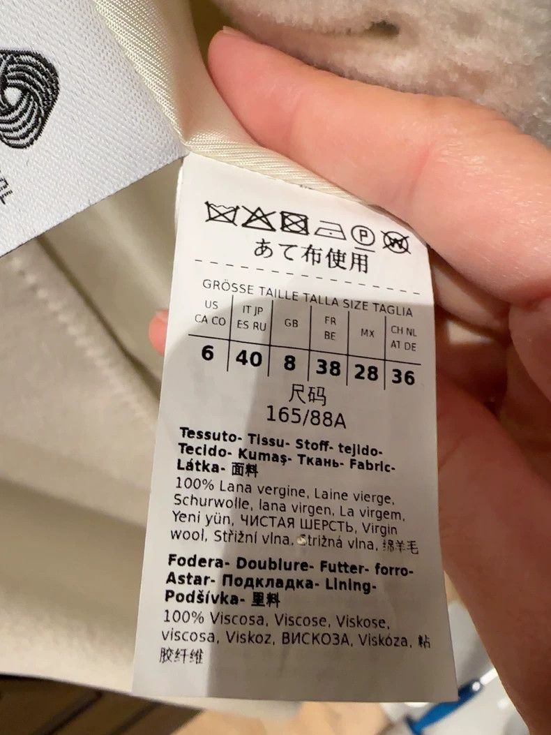 Max Mara Max Mara Wool coat, white moonlight color, 100% pure new w Size M / US 6-8 / IT 42-44 - 5 Thumbnail