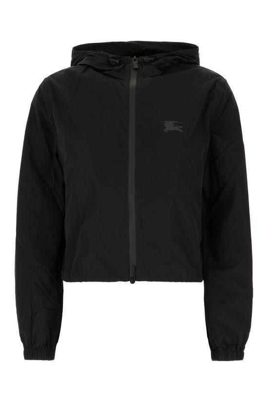 Burberry BURBERRY Women Jackets 8106390 A1189 BLACK Size L / US 10 / IT 46 - 1 Thumbnail
