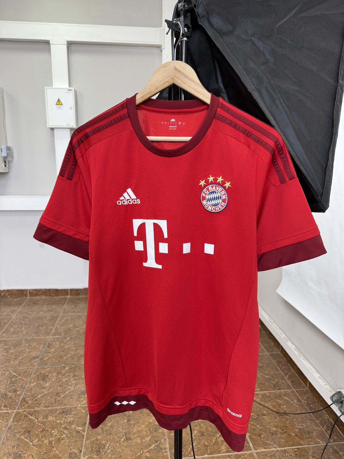 Adidas 🇩🇪 2015 Adidas #9 Lewandowski Bayern Munich Soccer Jersey Size US L / EU 52-54 / 3 - 2 Thumbnail