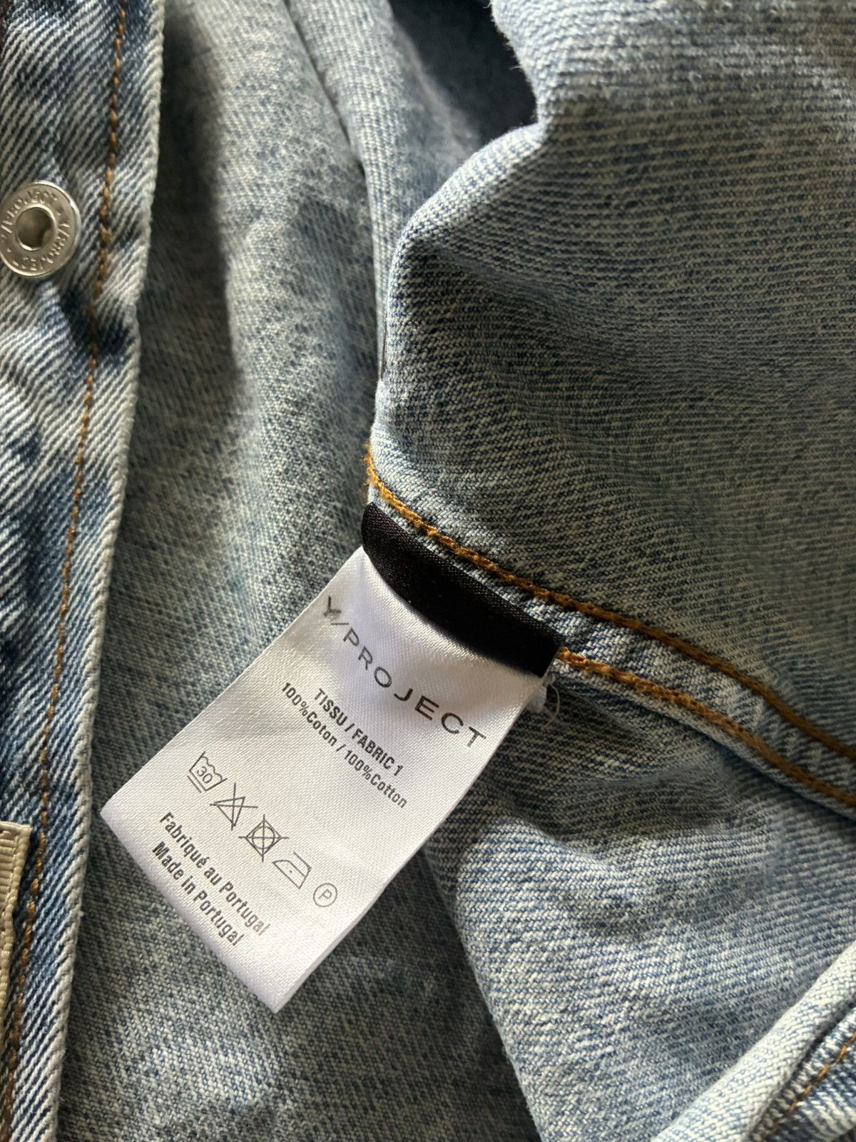 Y/Project Y Project denim snap shirt Size US XL / EU 56 / 4 - 5 Thumbnail