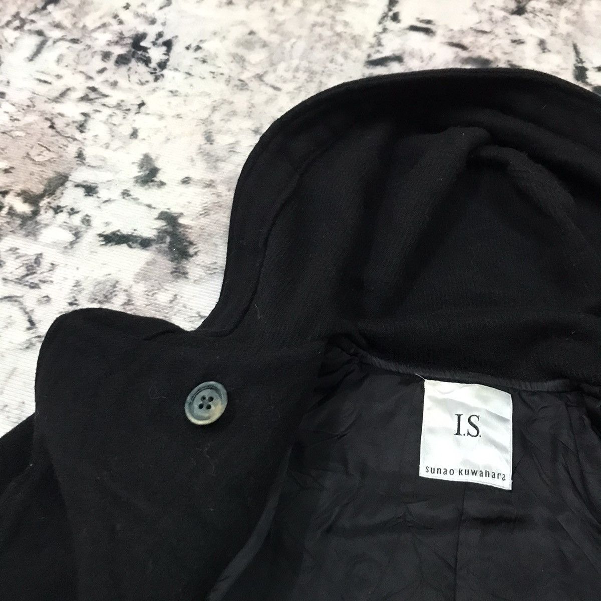 Issey Miyake Vintage IS Sunao Kuwahara 2000 a/w Hooded Duffle Coat Wool Size S / US 4 / IT 40 - 8 Thumbnail