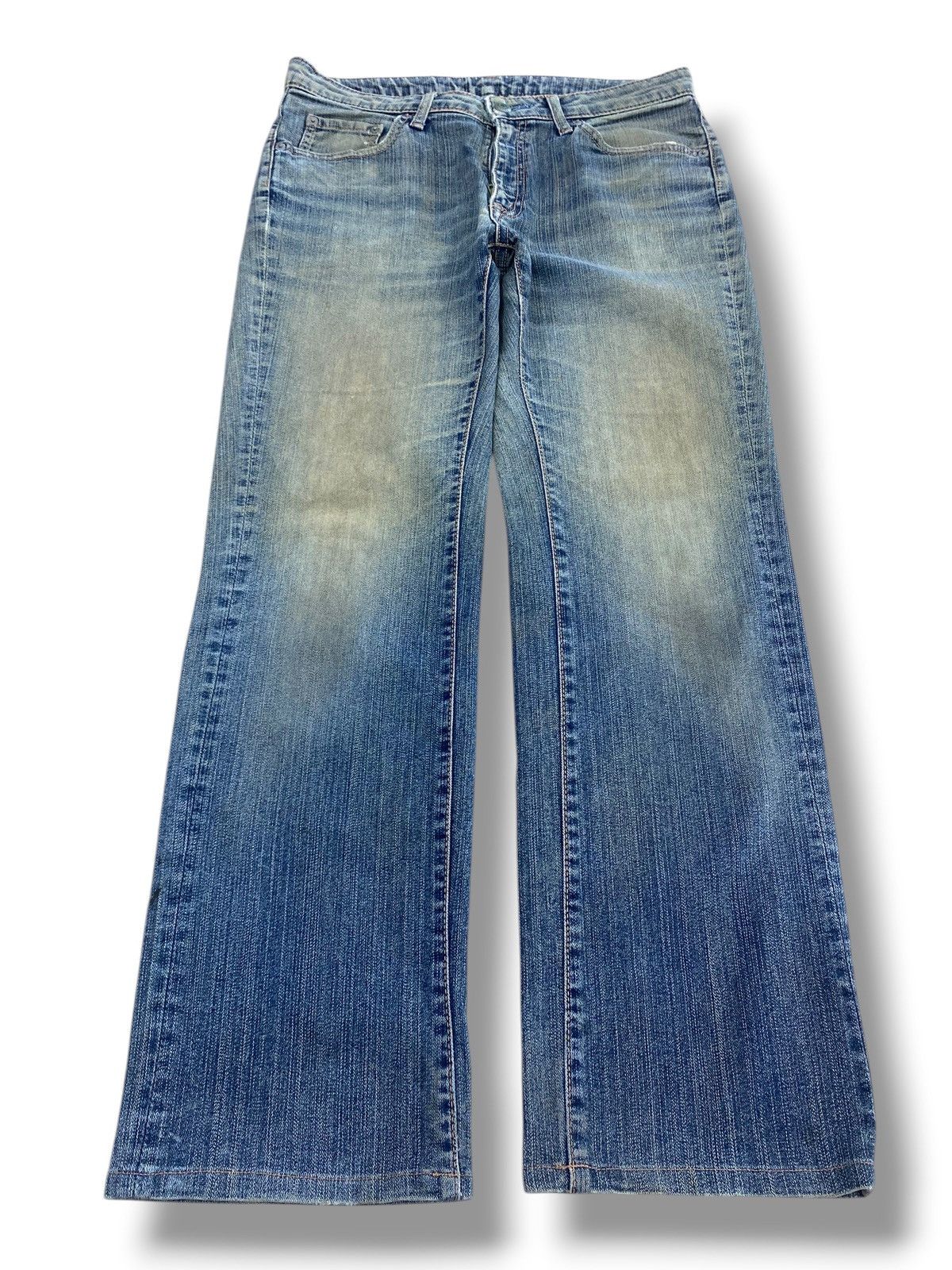 Japanese Brand Japanese Brand Mud Faded Wash Style Loose Jeans Size US 32 / EU 48 - 1 Thumbnail