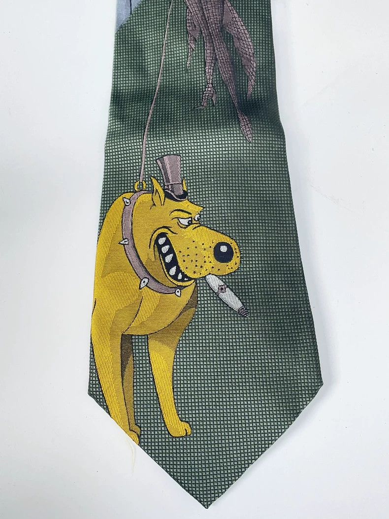 Jean Paul Gaultier Jean Paul Gaultier 90s Cigar Bulldog Lady Tie 2504-Nextarro Size ONE SIZE - 2 Thumbnail