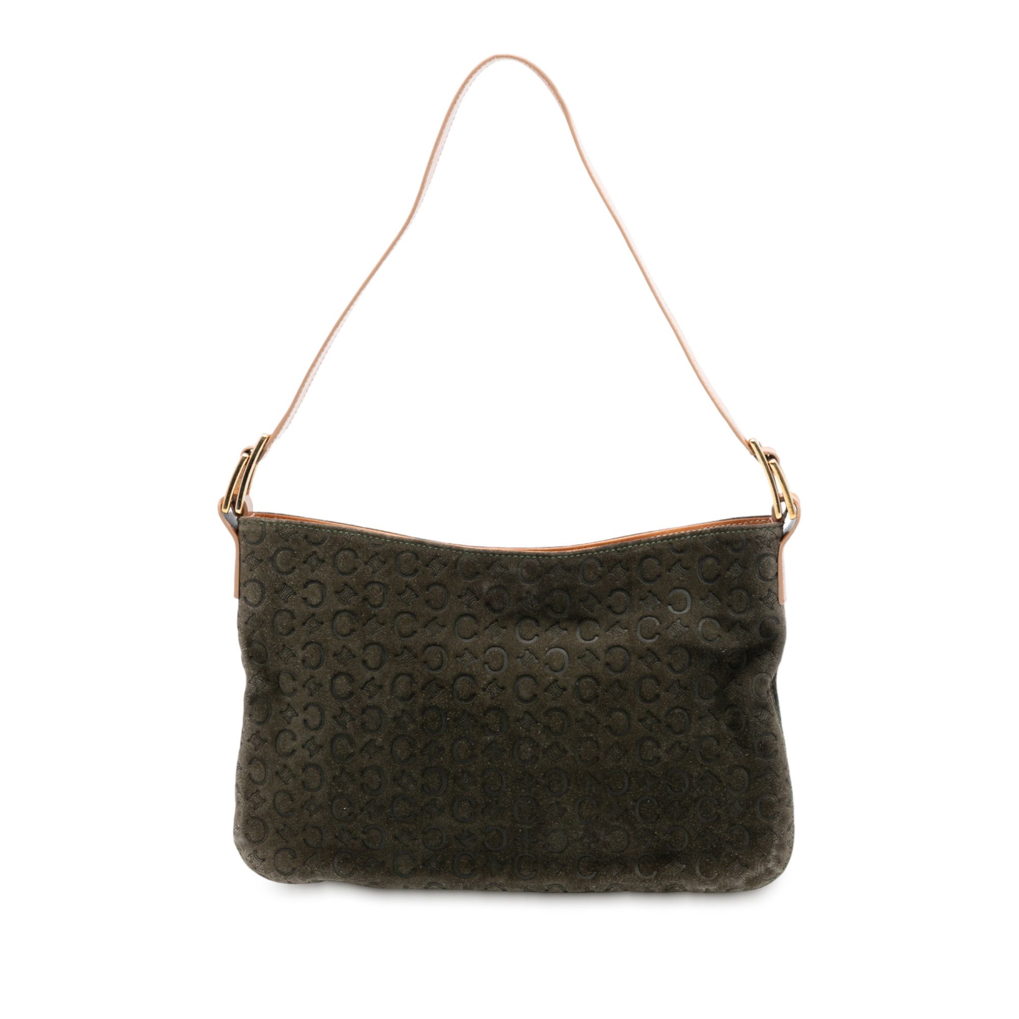 Celine Celine C Macadam Suede Shoulder Bag Size ONE SIZE - 1 Thumbnail