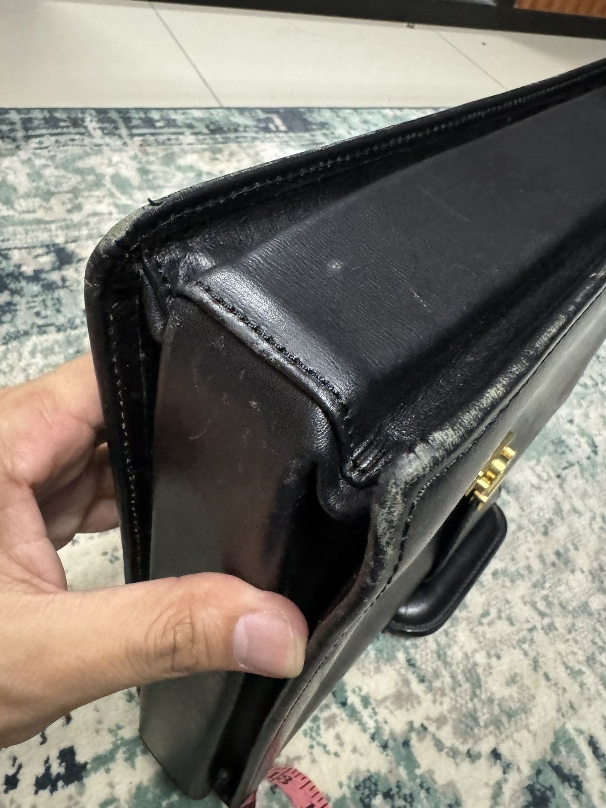 Porter VTG PORTER FULL LEATHER BRIEFCASE Size ONE SIZE - 10 Thumbnail
