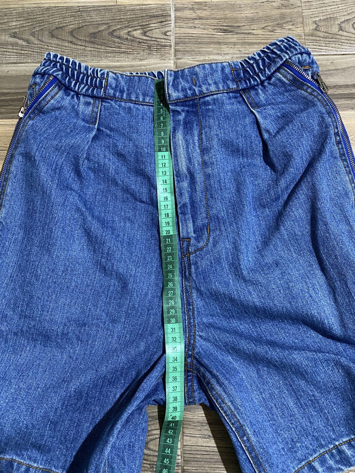 Juun.J JUUN J ZIP SHORT DENIM Size US 30 / EU 46 - 16 Thumbnail