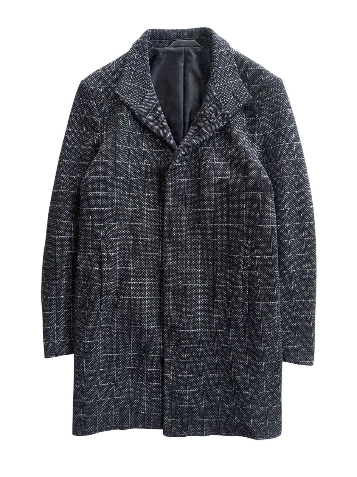 Zara Zara Wool Blend Check Overcoat Size US M / EU 48-50 / 2 - 1 Thumbnail