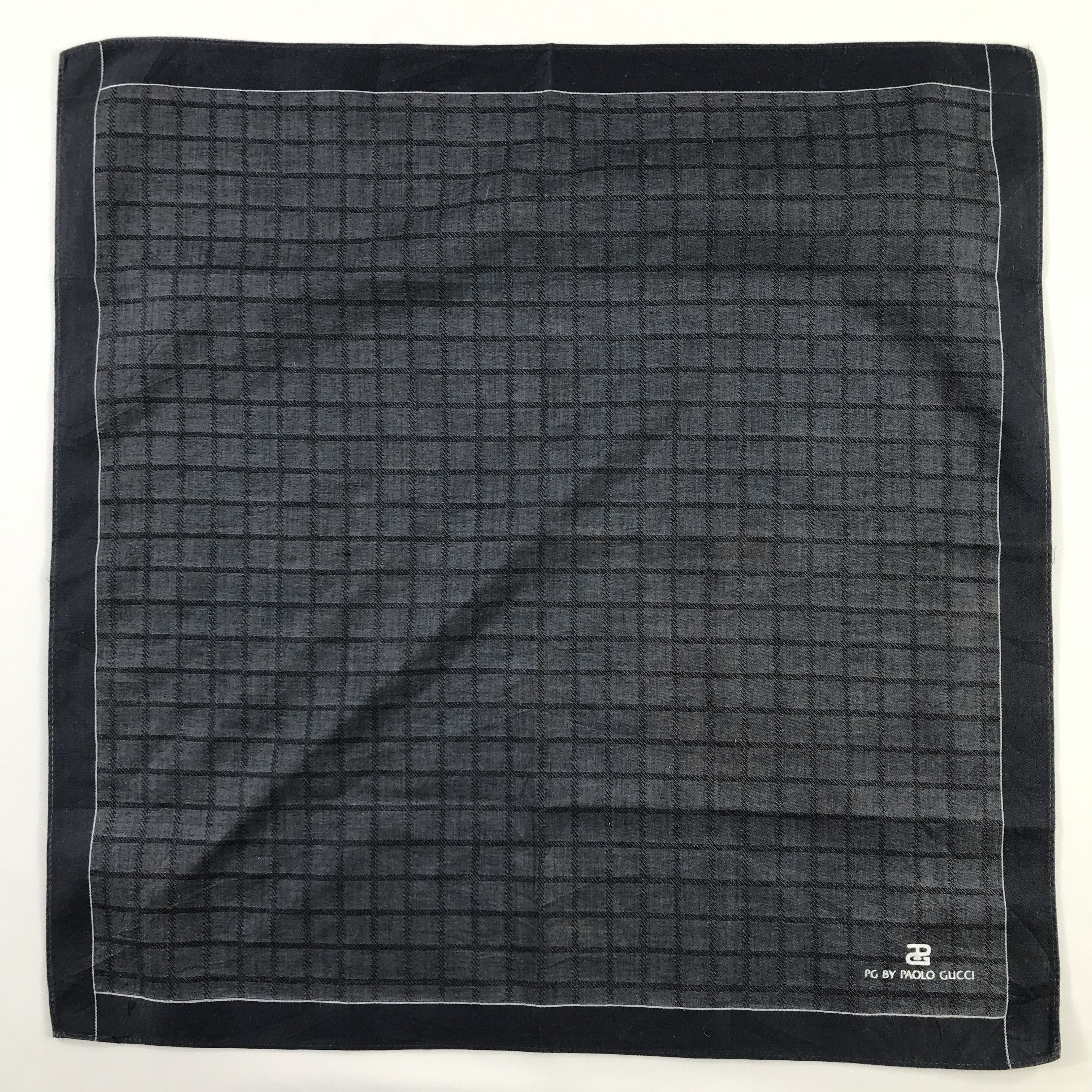 Paolo Gucci × Vintage Paolo Gucci Bandana / Handkerchief / Neckerchief - S948 Size ONE SIZE - 1 Thumbnail