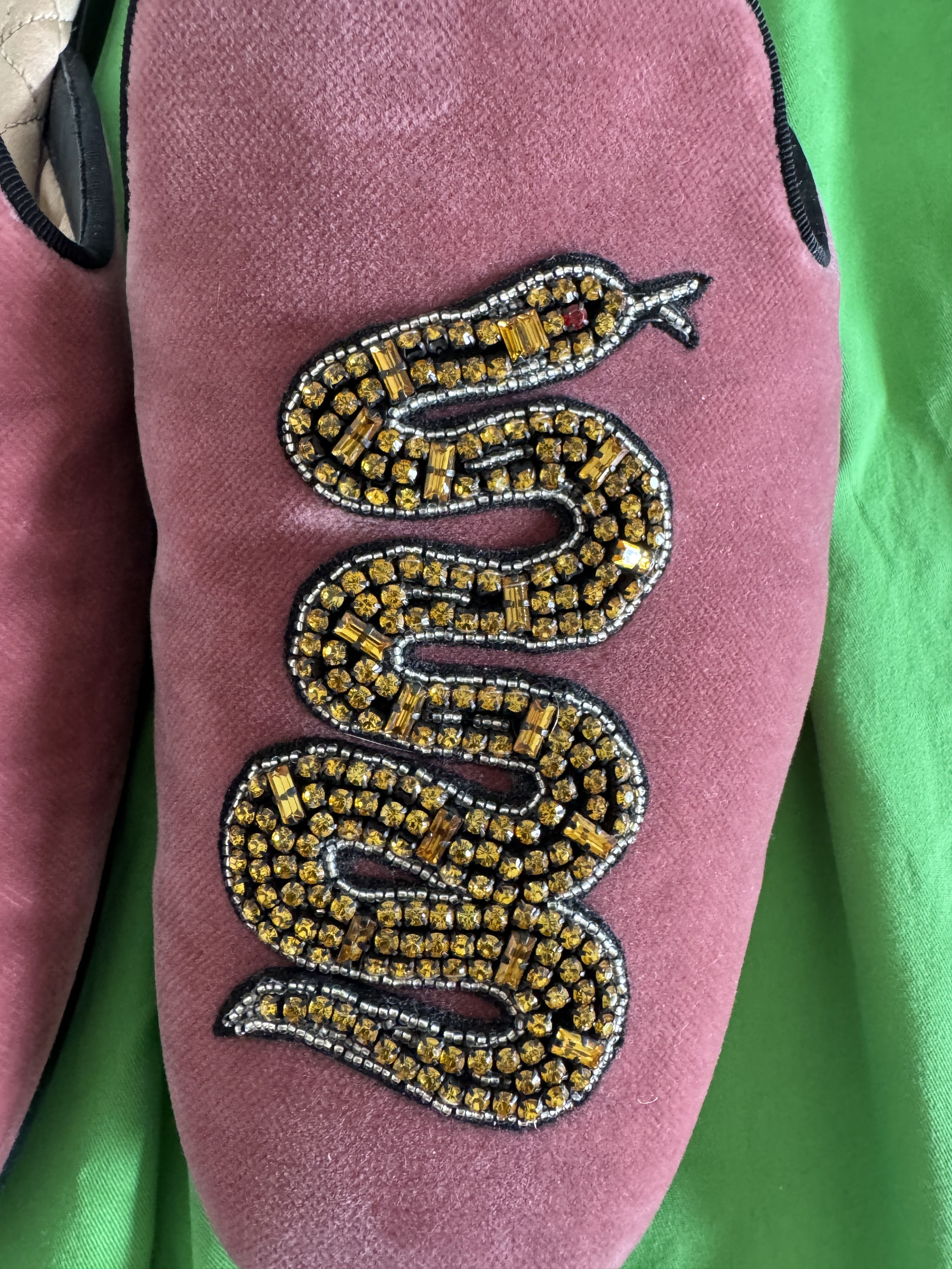 Gucci Crystal Snake Lawrence Slide Size US 11 / EU 44 - 5 Thumbnail