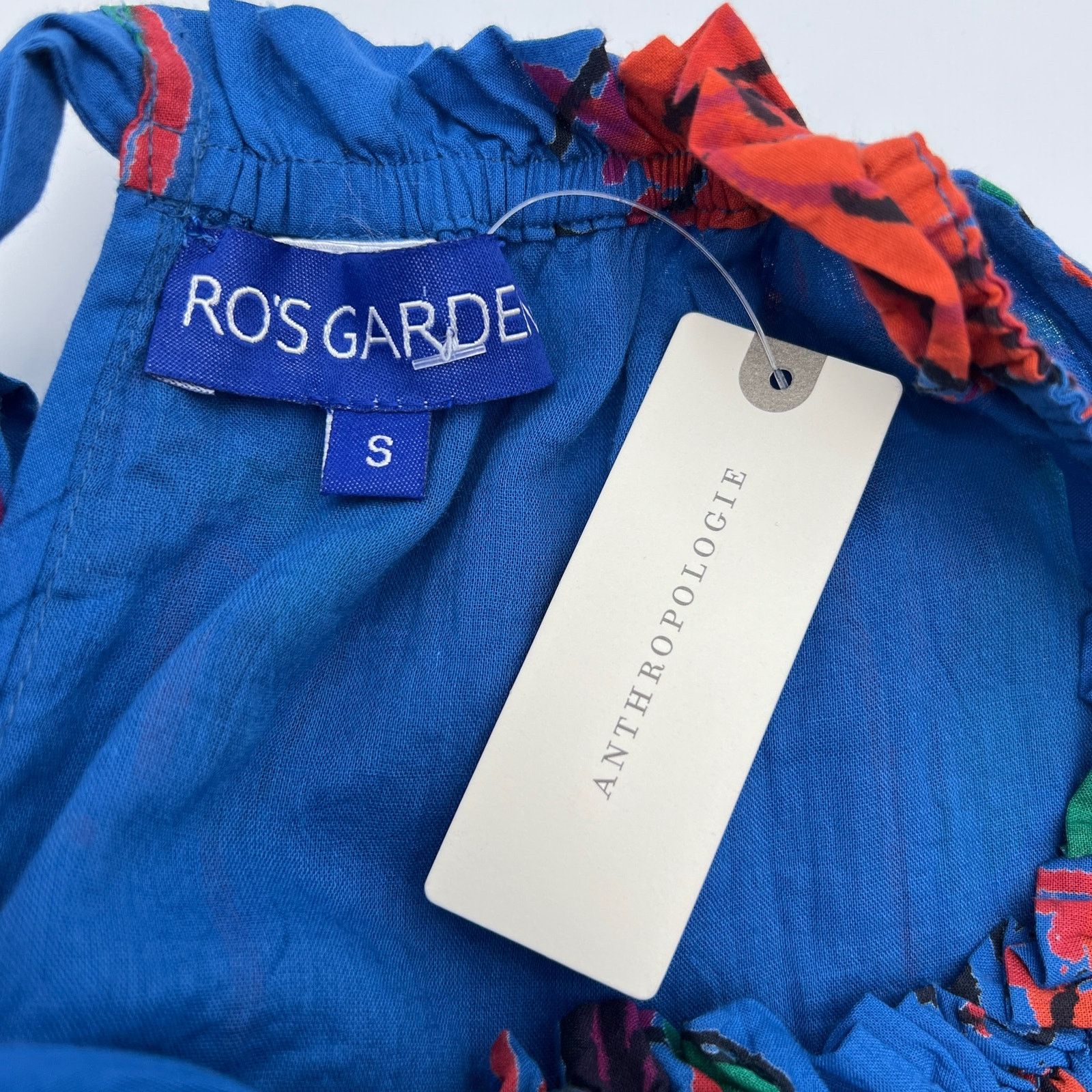 Anthropologie Anthropologie Ro's Garden Valley Halter Cover-Up Maxi Dress Size S / US 4 / IT 40 - 3 Thumbnail
