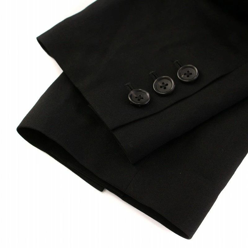 Yohji Yamamoto POUR HOMME 23SS SUMMER TUXEDO W-DRAPING JACKET HZ-J37-100 Size US M / EU 48-50 / 2 - 4 Thumbnail