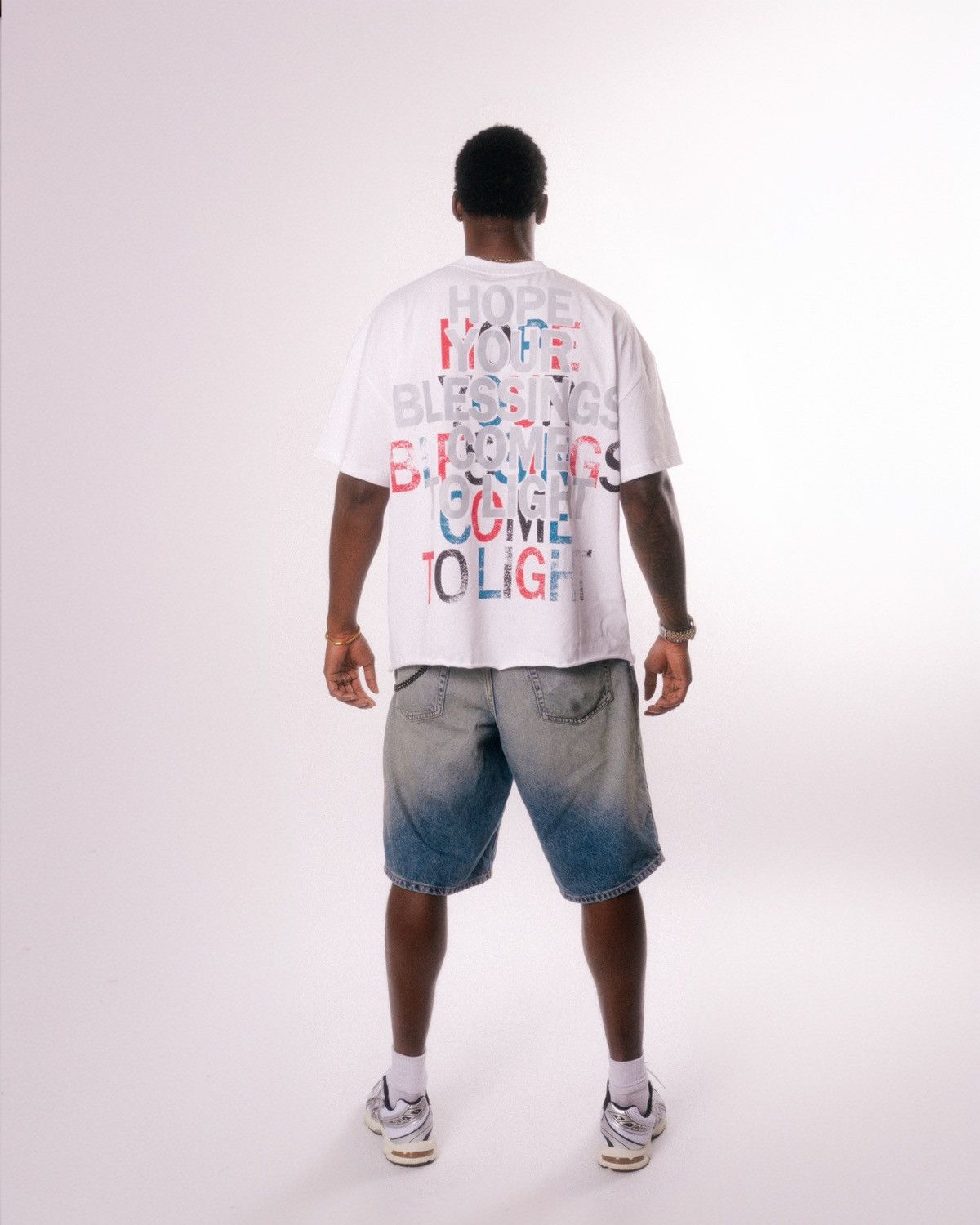 Vintage Hope your blessings come to light tshirt Size US M / EU 48-50 / 2 - 2 Thumbnail