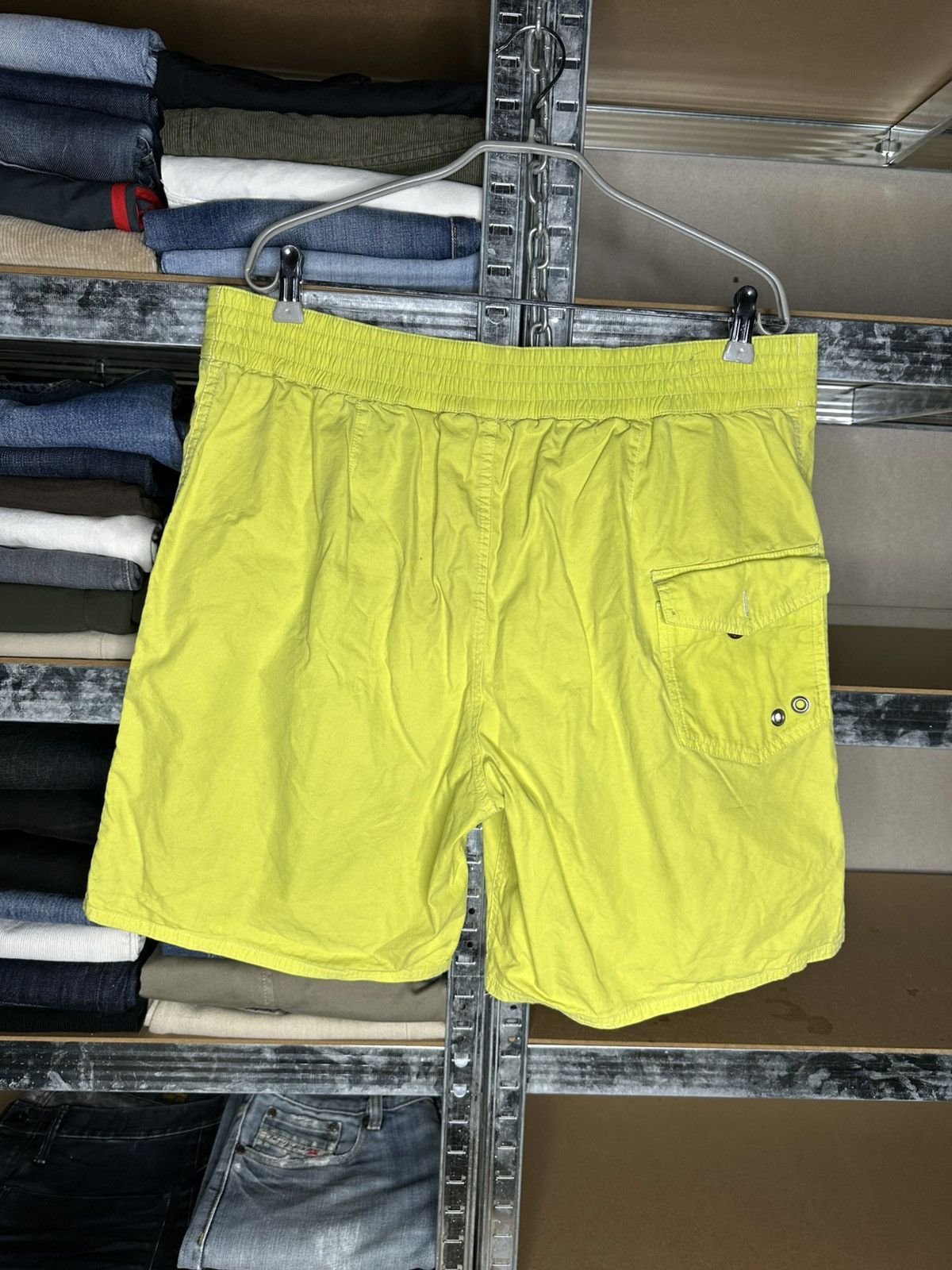 Polo Ralph Lauren Polo Ralph Lauren Swim Shorts Lime Green Embroidered Logo Size US 36 / EU 52 - 2 Thumbnail