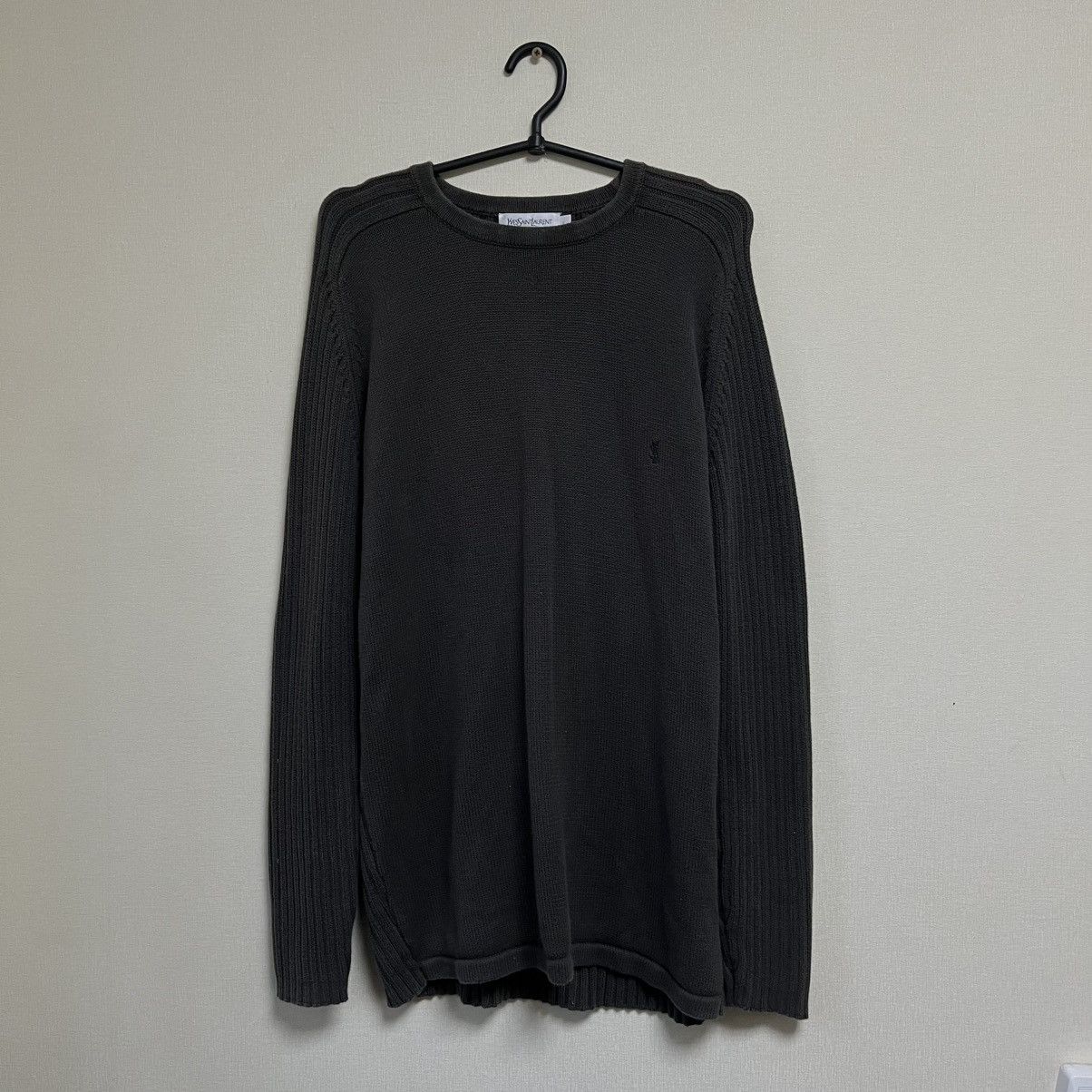 Yves Saint Laurent YSL Sweater Knit Yves Saint Laurent Sweater Vintage Faded Size US L / EU 52-54 / 3 - 1 Thumbnail