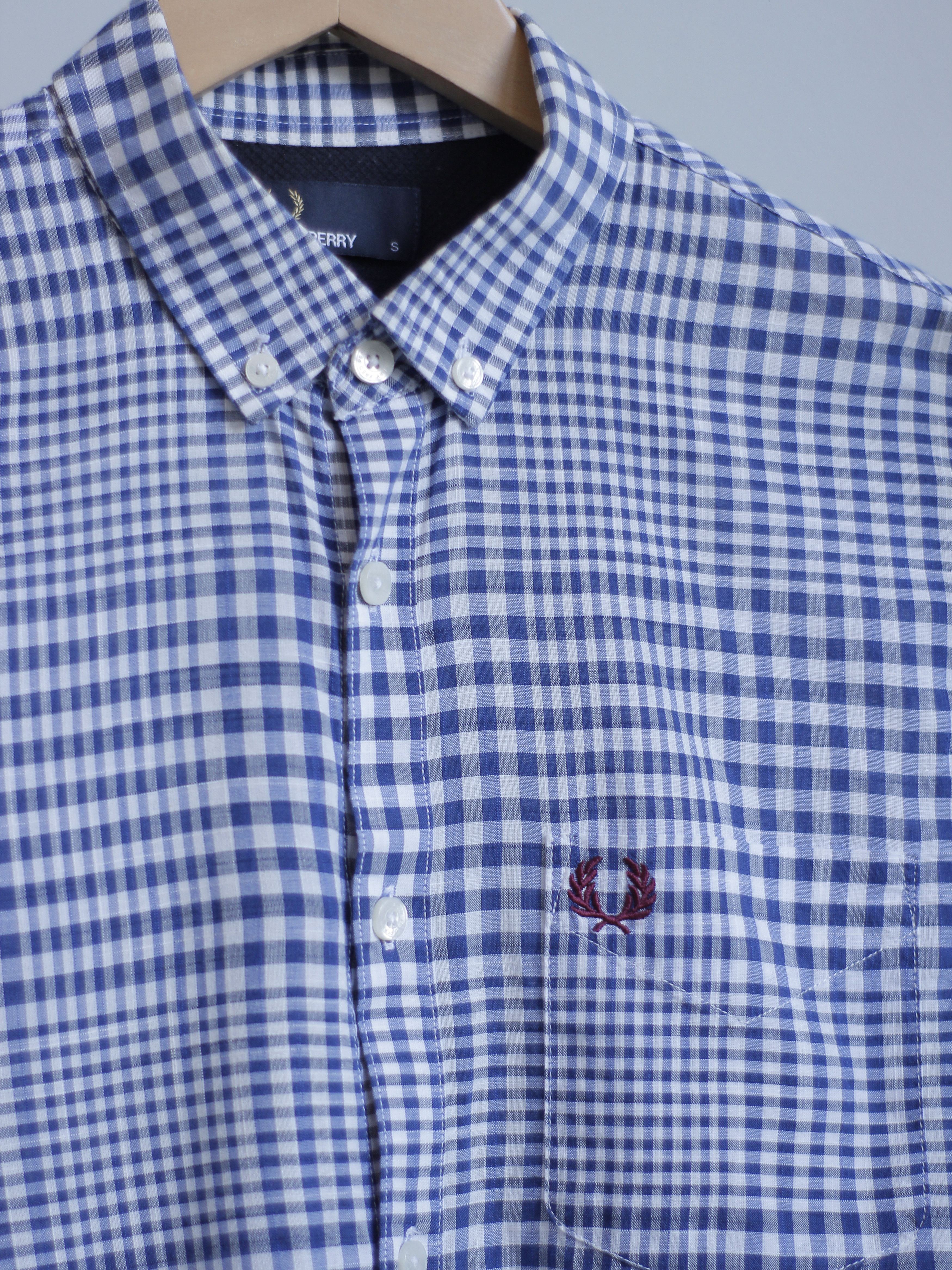 Fred Perry FRED PERRY BUTTON UP SHIRT CHECKERED CHECK S M MENS Size US S / EU 44-46 / 1 - 3 Thumbnail