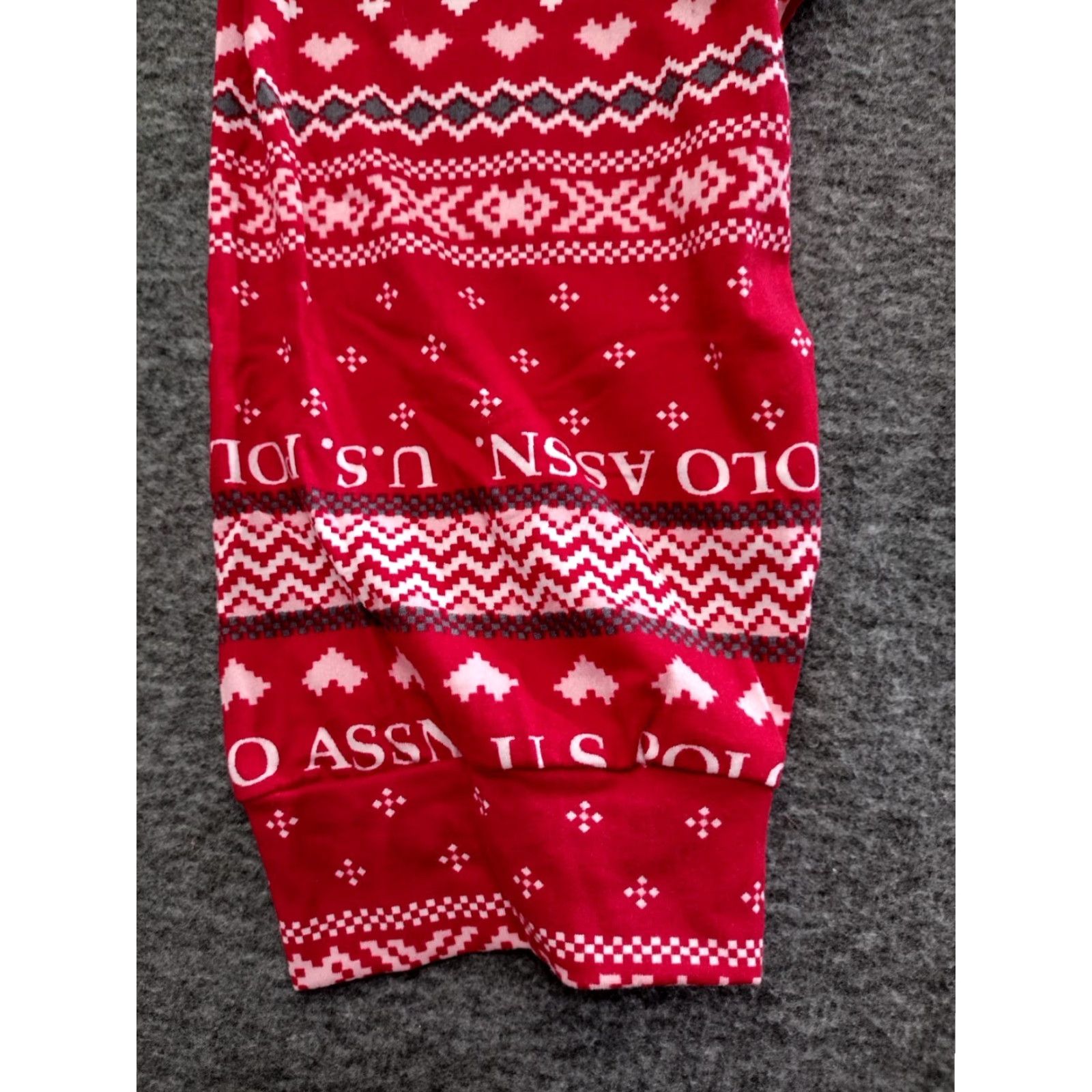 U.S. Polo Assn. U.S. Polo Assn. Women's Red Elastic Waist Sleep Logo Heart Joggers XL Size 40" / US 18 - 4 Thumbnail