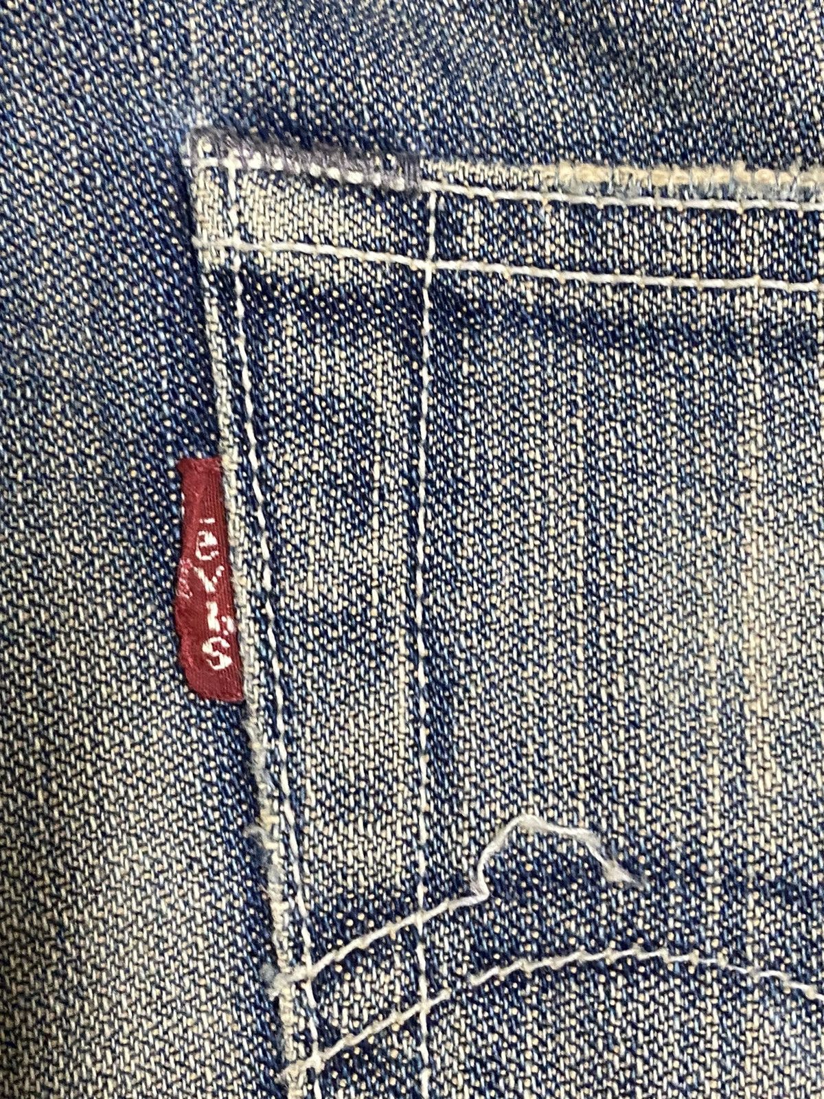 Levi's Vintage Levis 502 90s Distressed Loose Jeans Size US 31 - 12 Thumbnail