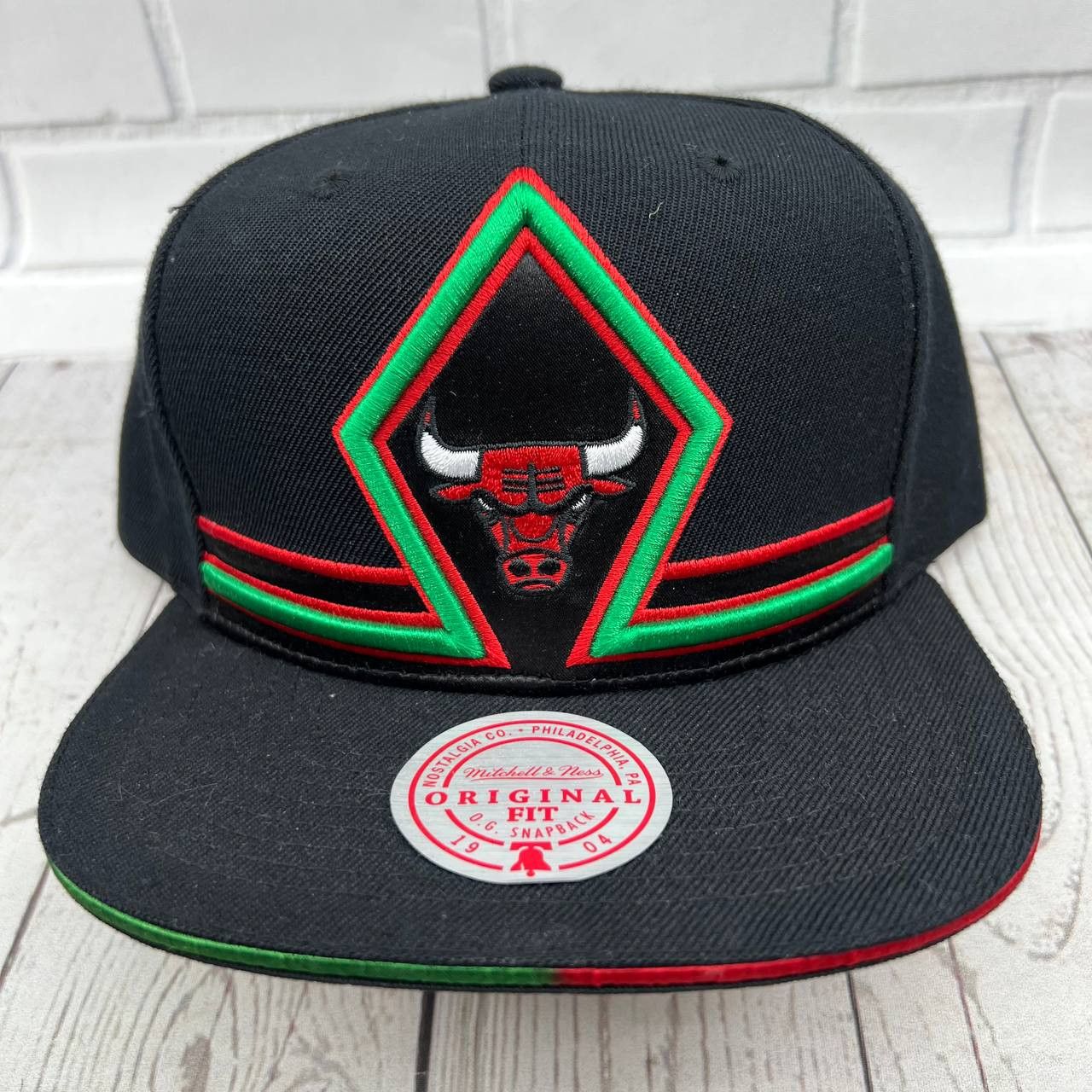 Mitchell & Ness Chicago Bulls NBA Vital Hat Snap back Cap Black New Men ...