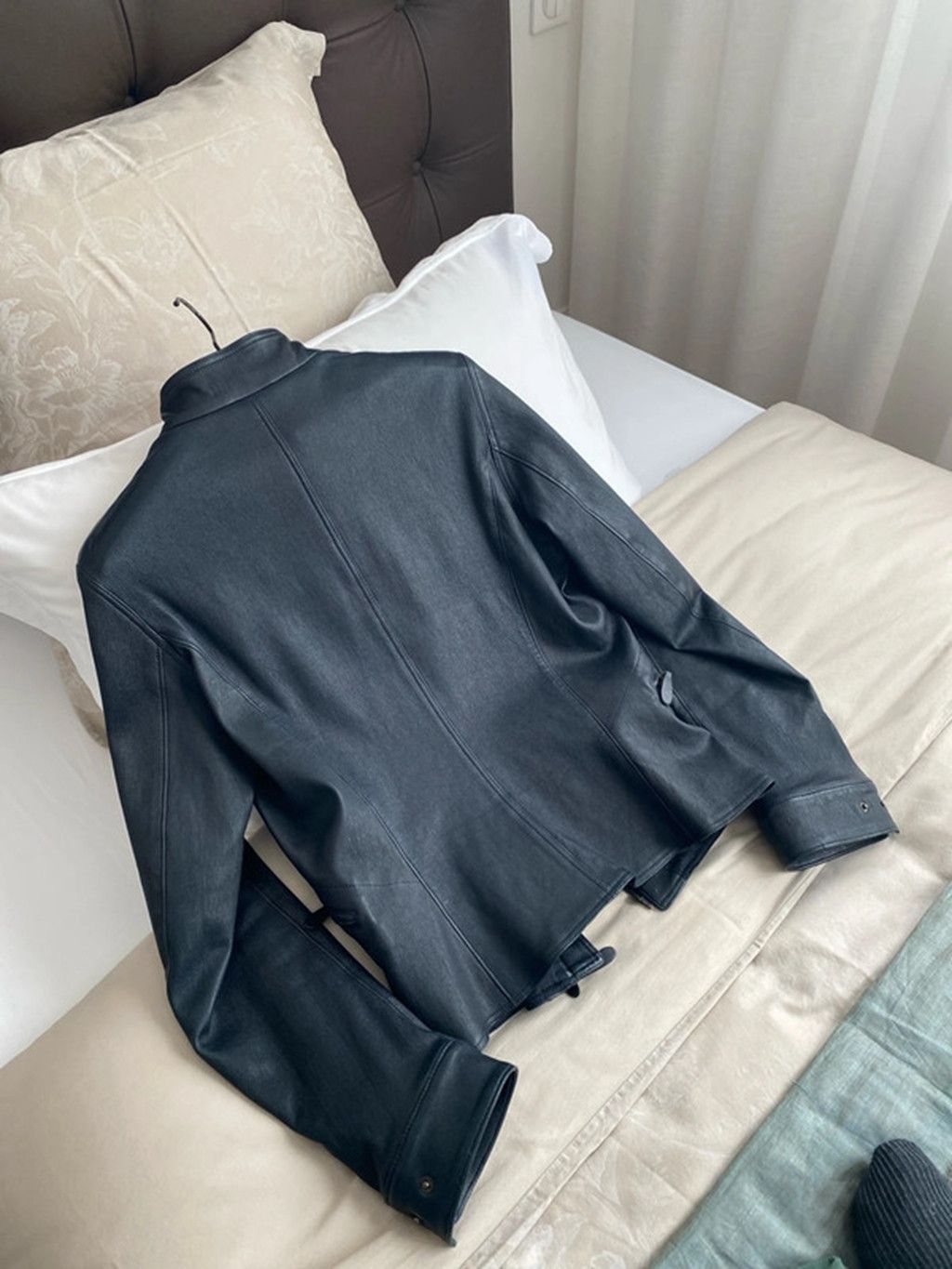 Jil Sander Jil Sander black leather jacket Size US S / EU 44-46 / 1 - 2 Thumbnail