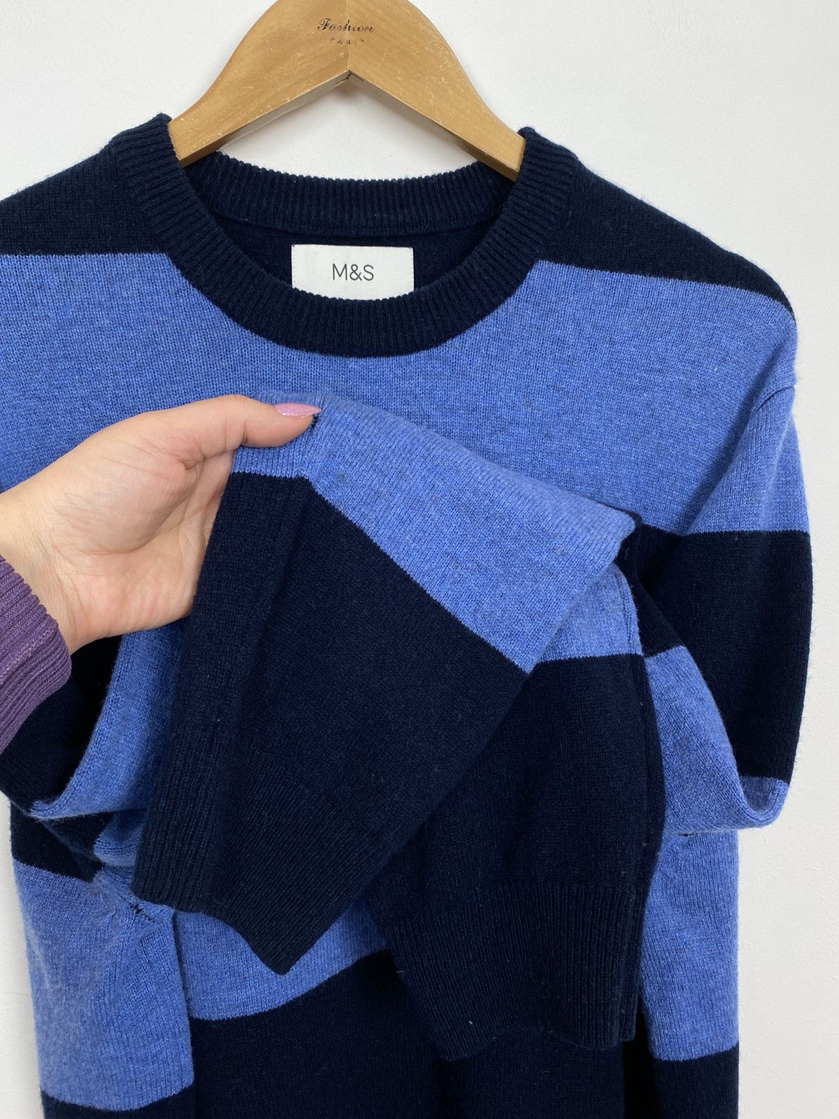 Marks & Spencer Mark & Spancer Fine Merino Wool Long Sleeve Men’s Size XL Size US XL / EU 56 / 4 - 4 Thumbnail