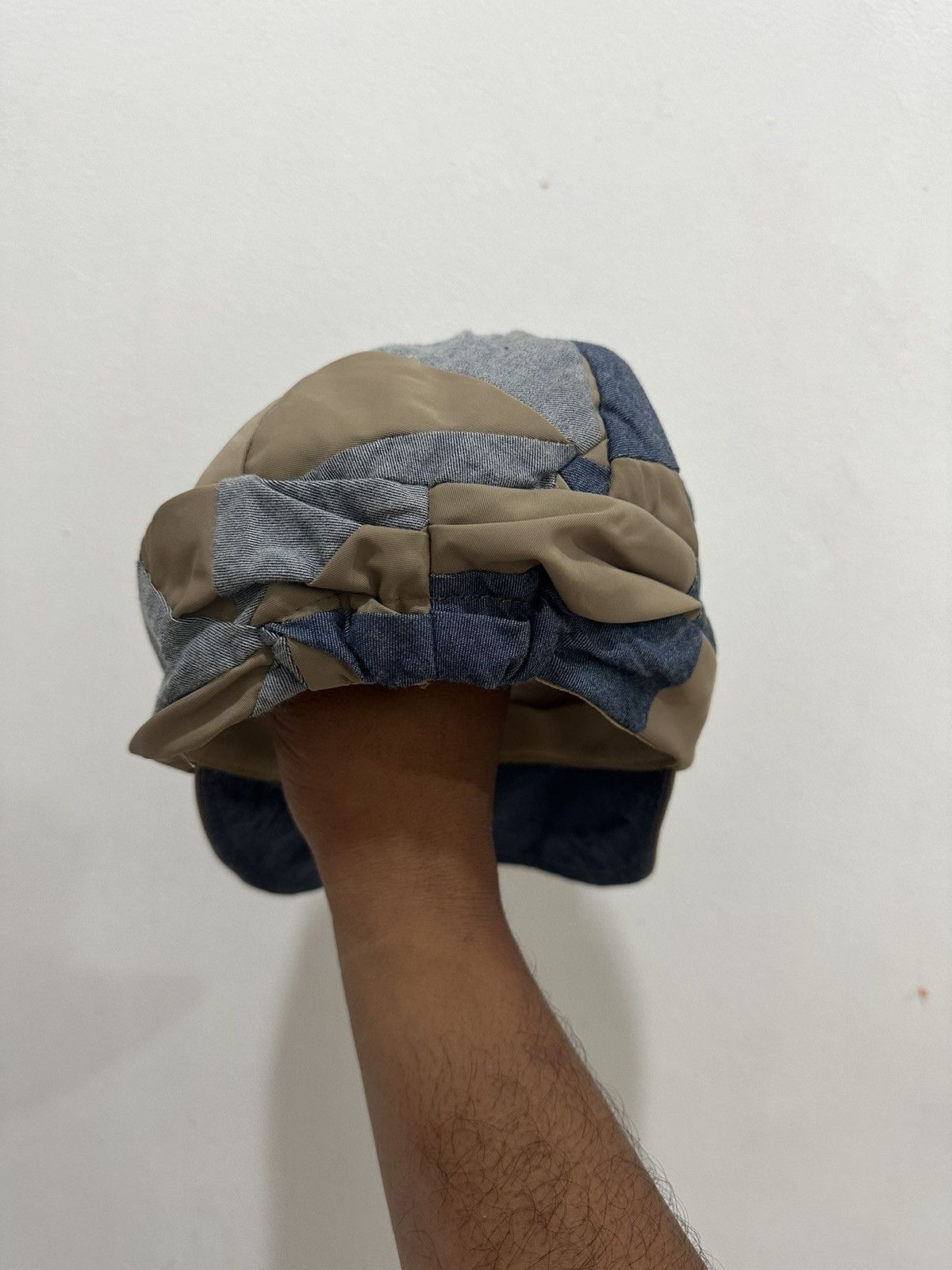 Vintage VTG Artist Hat Newsboy Patchwork By Dessiner Made in Italy Size ONE SIZE - 6 Thumbnail
