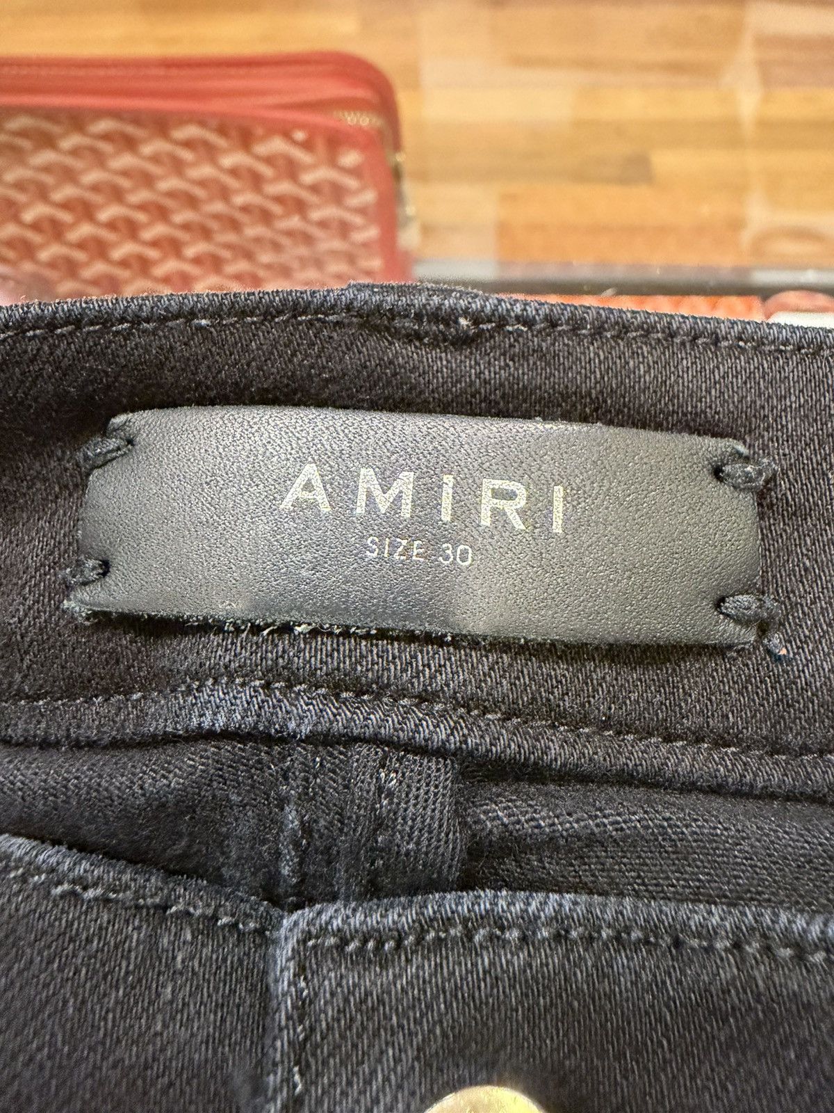 Amiri Amiri Track Stripe Denim Jeans - Black Size US 30 / EU 46 - 3 Thumbnail