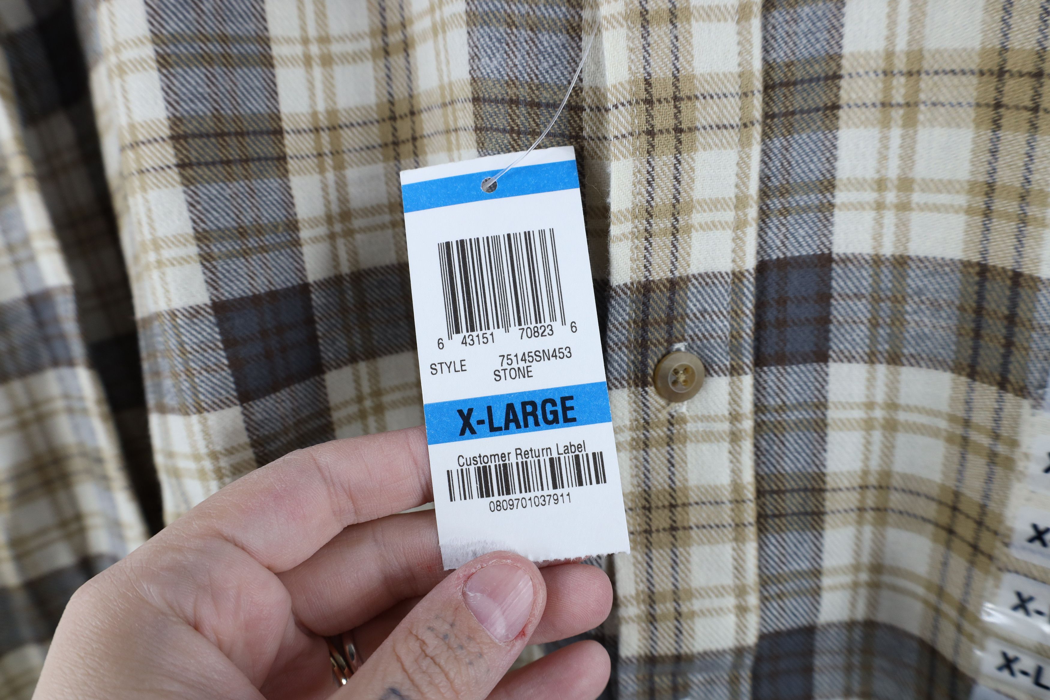 Vintage Deadstock Vintage Streetwear Collared Button Down Shirt Size US XL / EU 56 / 4 - 5 Thumbnail