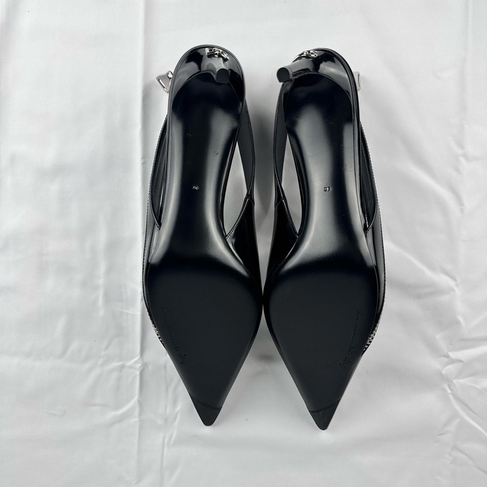 Dolce & Gabbana Dolce & Gabbana Black Patent Heels with Zipper - New - EU 39 Size US 9 / IT 39 - 6 Thumbnail