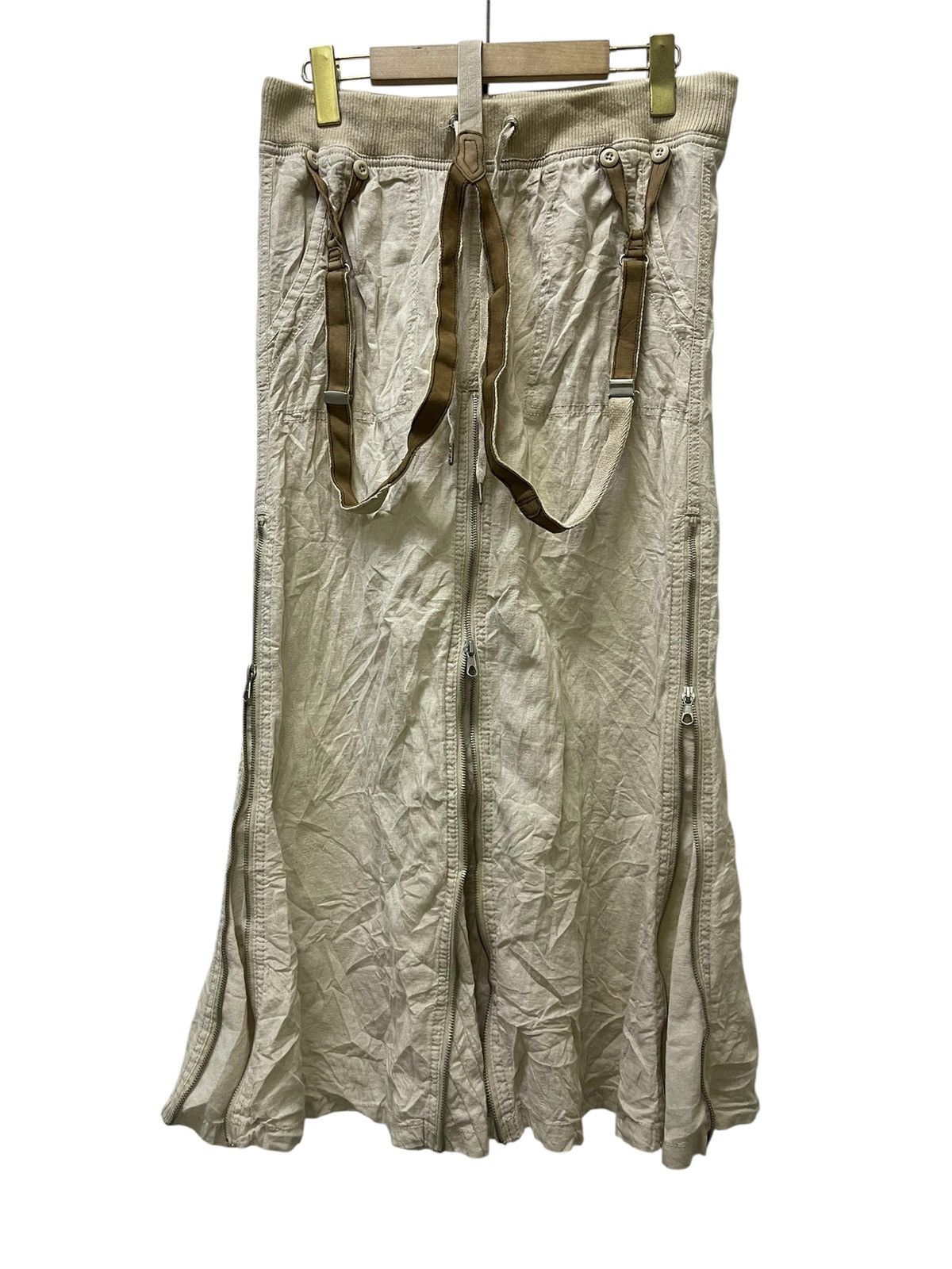 If Six Was Nine G.O.A Suspender Long Skrit Cream Size 32" / US 10 / IT 46 - 4 Thumbnail