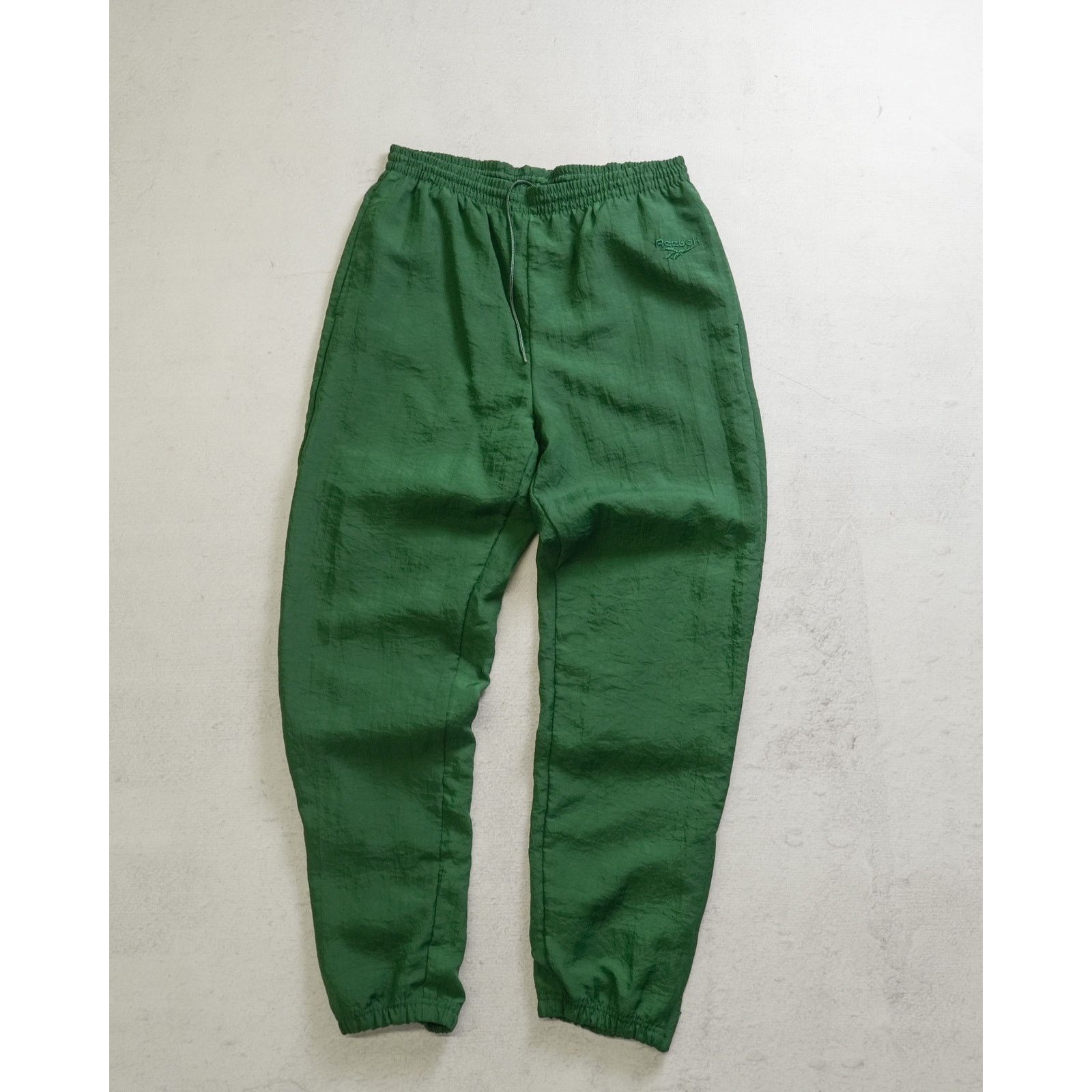 Reebok Vintage 90s Reebok Green Cuffed Track Pants - Men's Medium Size US 34 / EU 50 - 1 Thumbnail