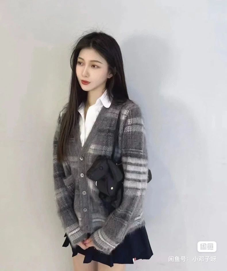 Thom Browne Thom Browne Size 0 23 gray knitted cardigans jacket 2503-Ne Size XS / US 0-2 / IT 36-38 - 7 Thumbnail