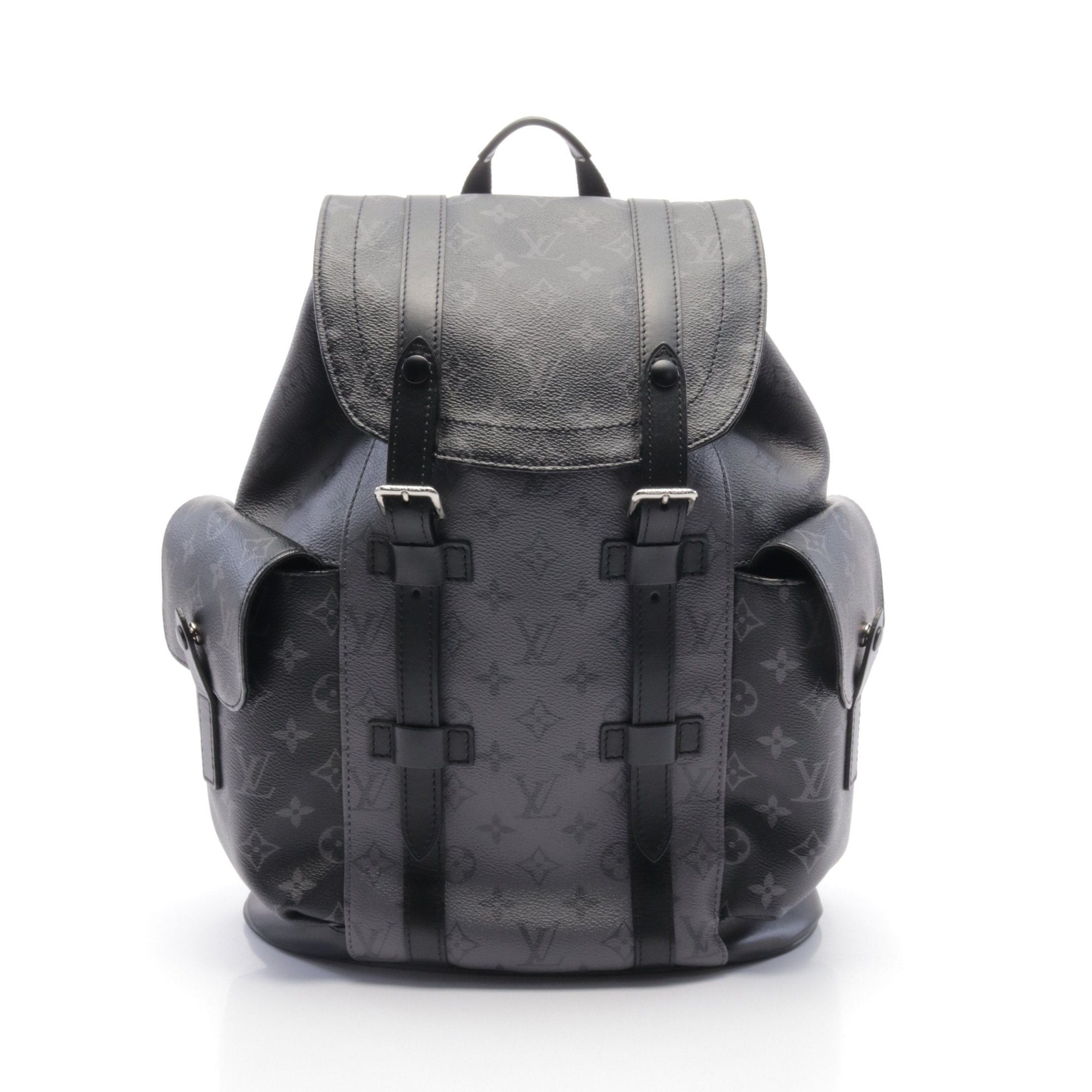 Louis Vuitton Louis Vuitton Christopher Pm Monogram Eclipse Reverse Backpack Rucksack Leather Gray Black Size ONE SIZE - 1 Thumbnail