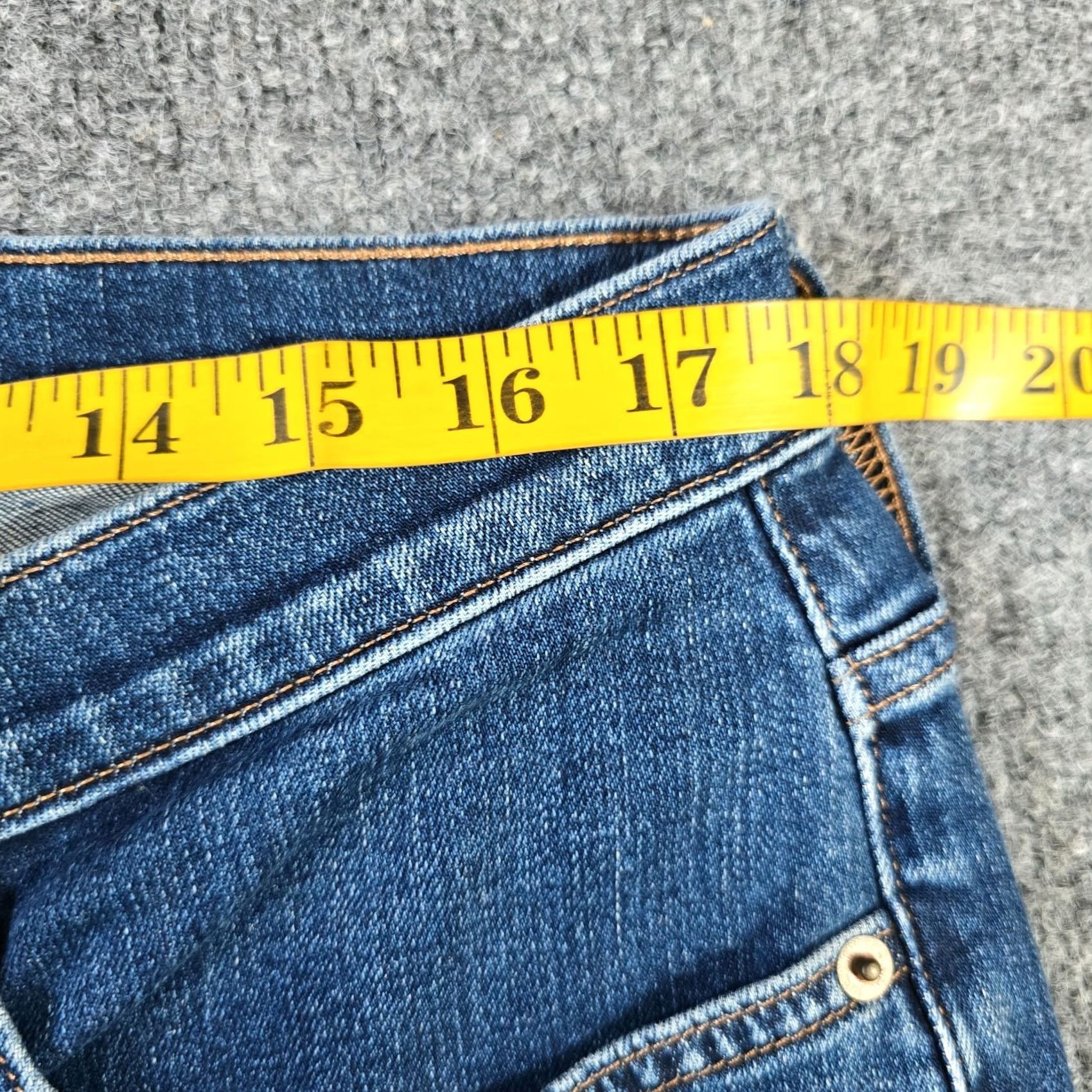 J.Crew J.CREW Jeans Womens 32 Blue Bootcut High Rise Denim Casual Capsule Pocket 5-Pocket Regular Inseam 30 Fall Spring Summer Winter Womens Size 24" / US 00 / IT 34 - 5 Thumbnail