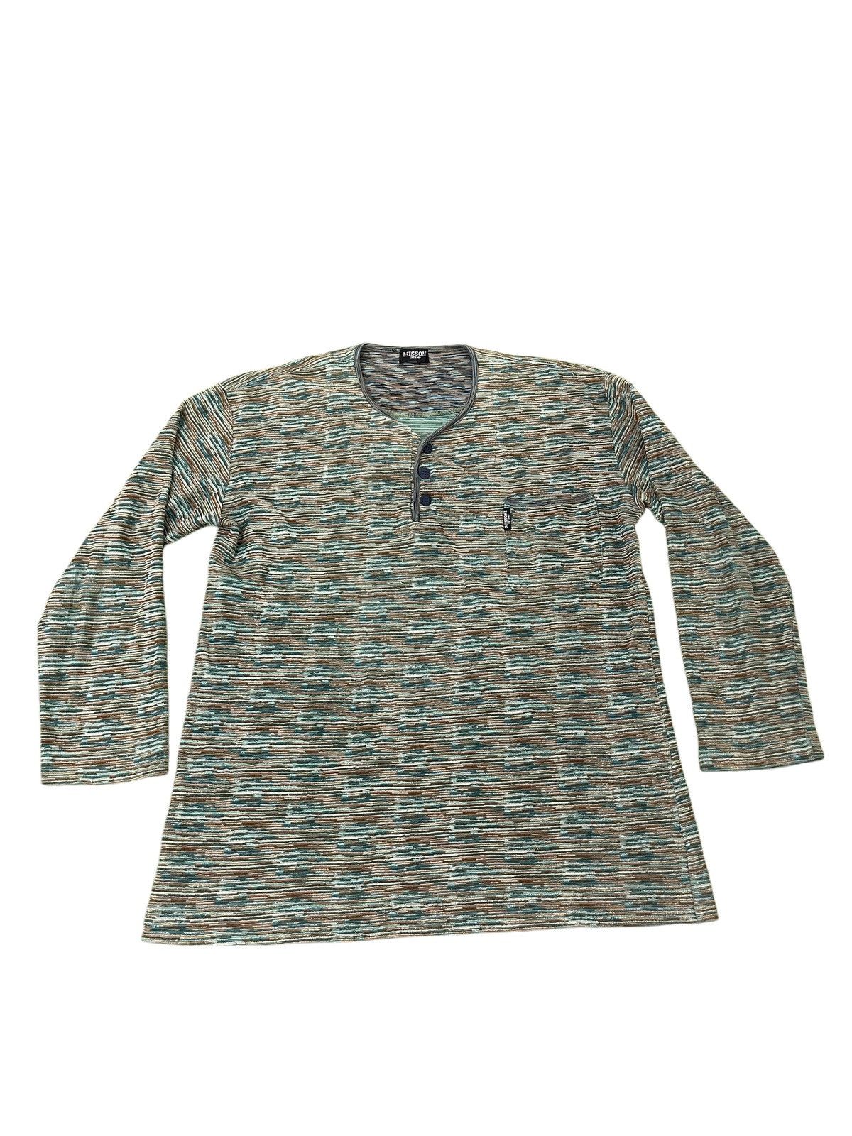 Missoni Vtg Missoni Intimo Long Sleeve Shirt 5🟩9 Size US L / EU 52-54 / 3 - 1 Thumbnail