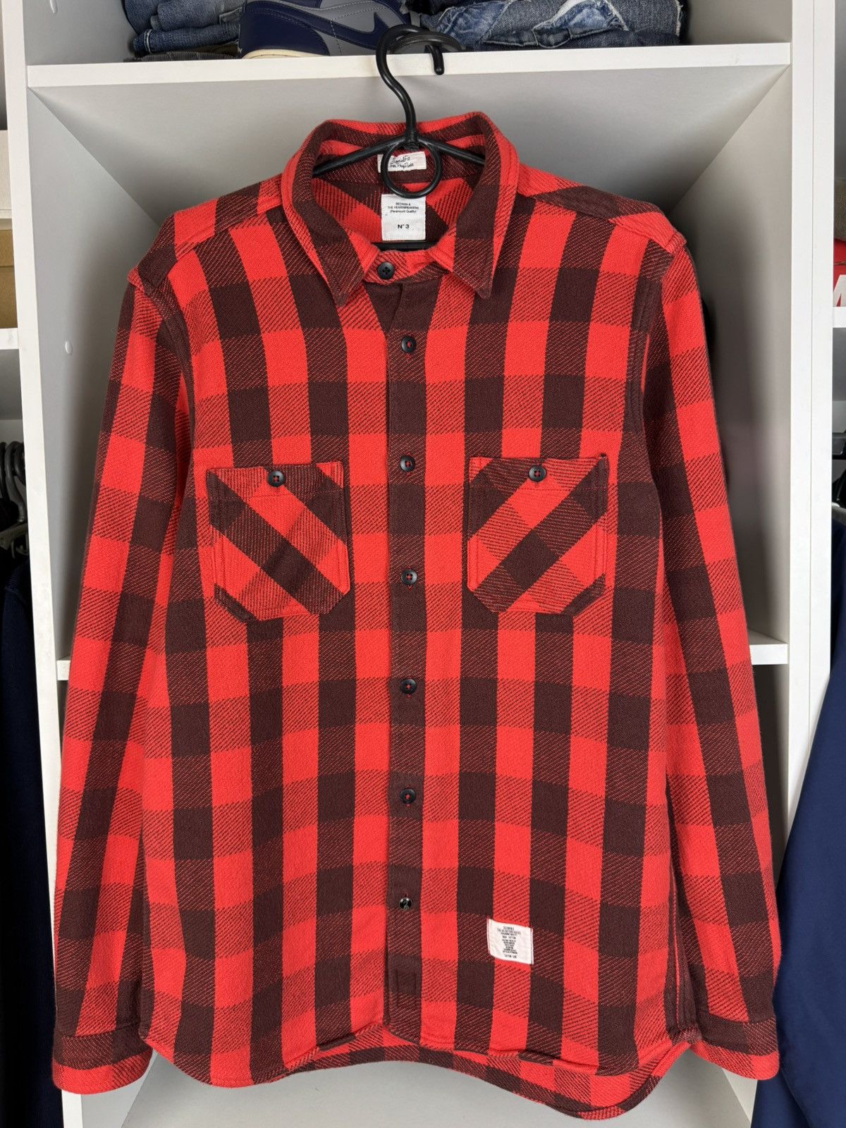 Bedwin & The Heartbreakers Bedwin The Heartbreakers Rogers Buffalo Check Flannel Shirt Size US L / EU 52-54 / 3 - 1 Thumbnail