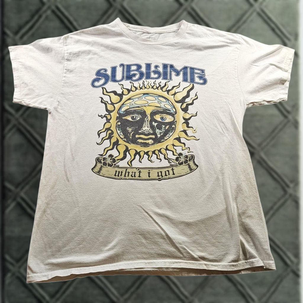 Vintage VINTAGE Sublime What I Got Shirt Mens Large White Band Rock Ska Graphic Tee Shirt Size US L / EU 52-54 / 3 - 1 Thumbnail