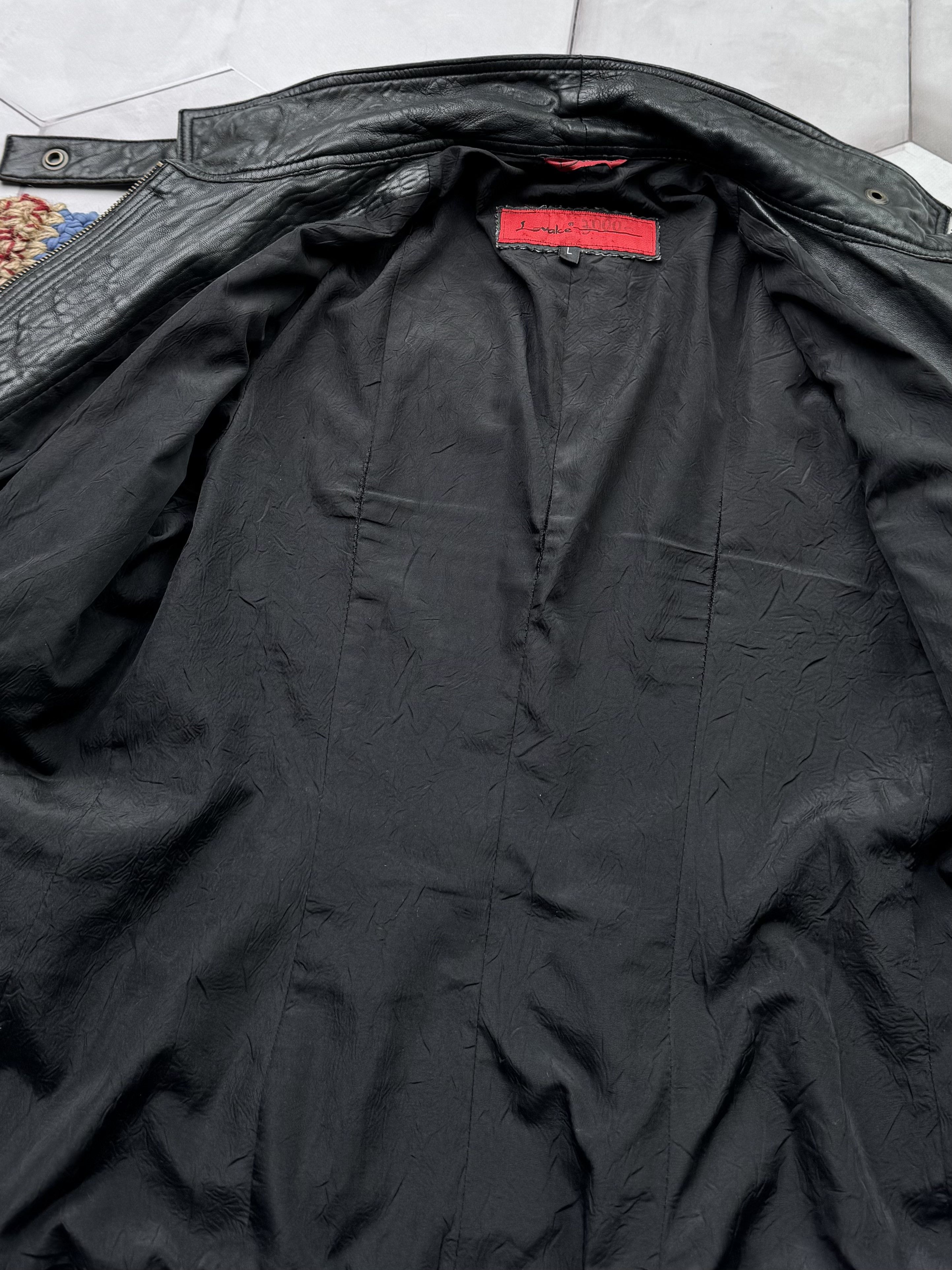 Japanese Brand Vintage Leather Cropped Jacket (E4) Size L / US 10 / IT 46 - 6 Thumbnail