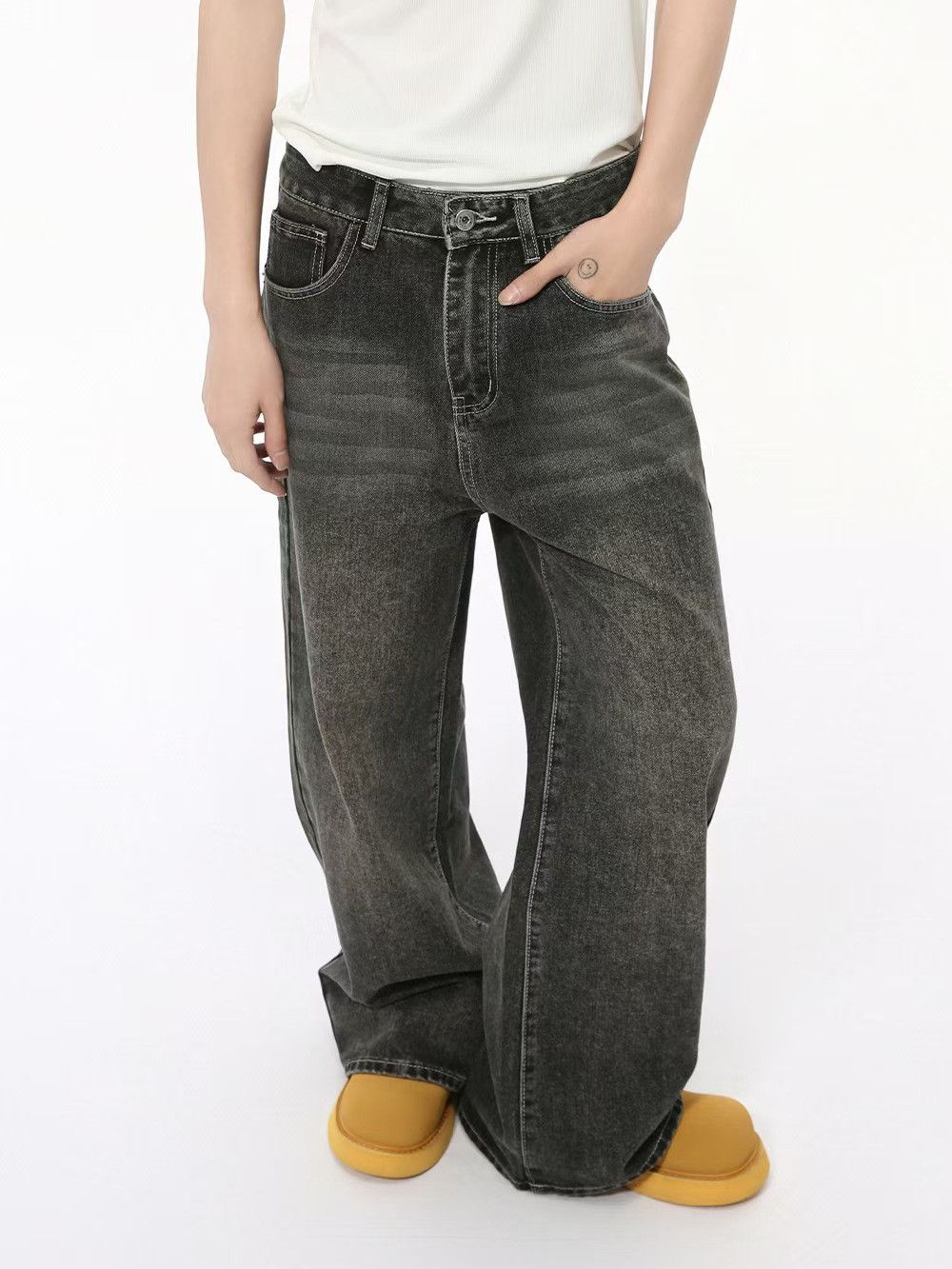 Japanese Brand × Jean Vintage Simple Loose Casual Jeans Size US 30 / EU 46 - 5 Thumbnail
