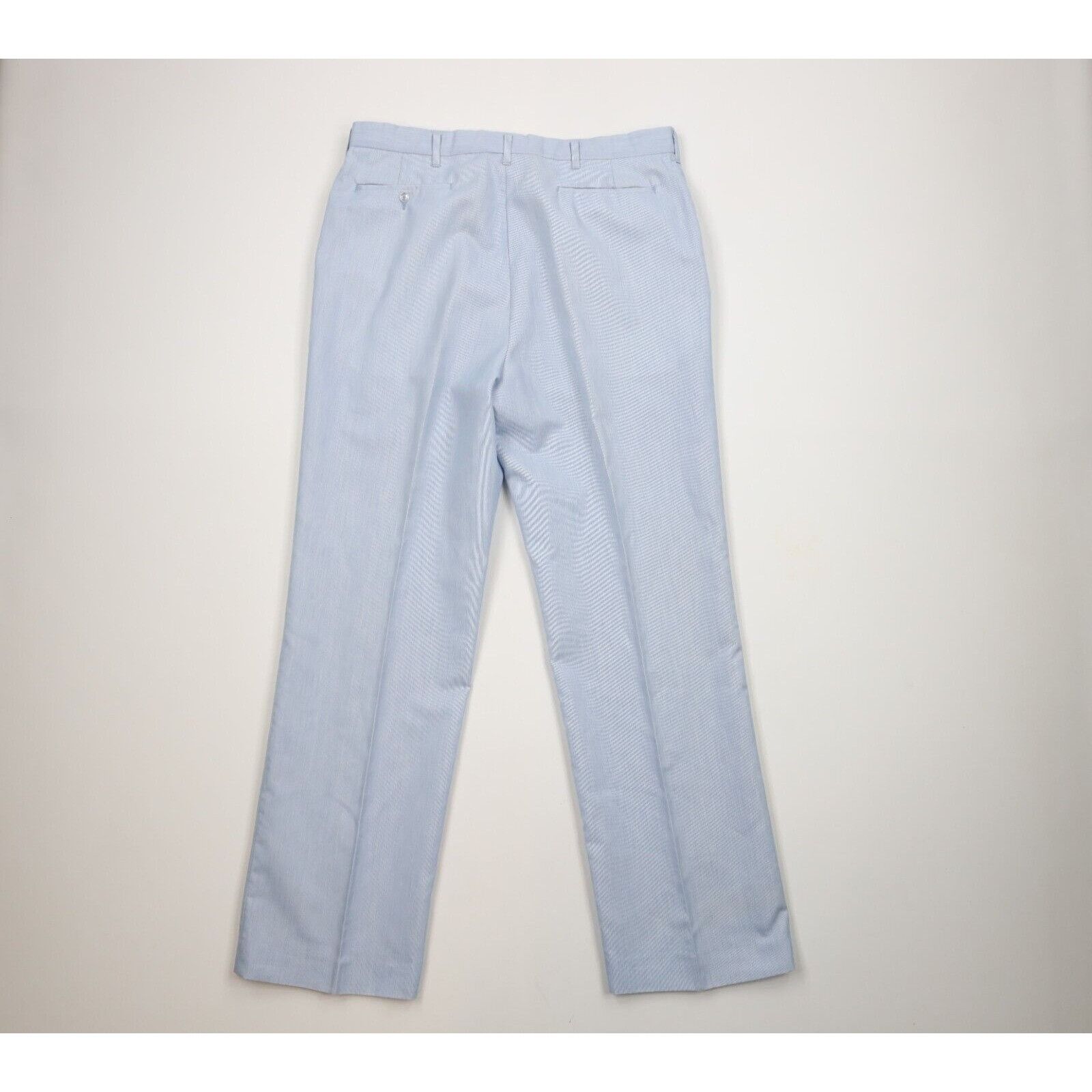 Vintage Vintage 70s Streetwear 2 Piece Pinstriped Suit Wedding Size 42L - 16 Thumbnail