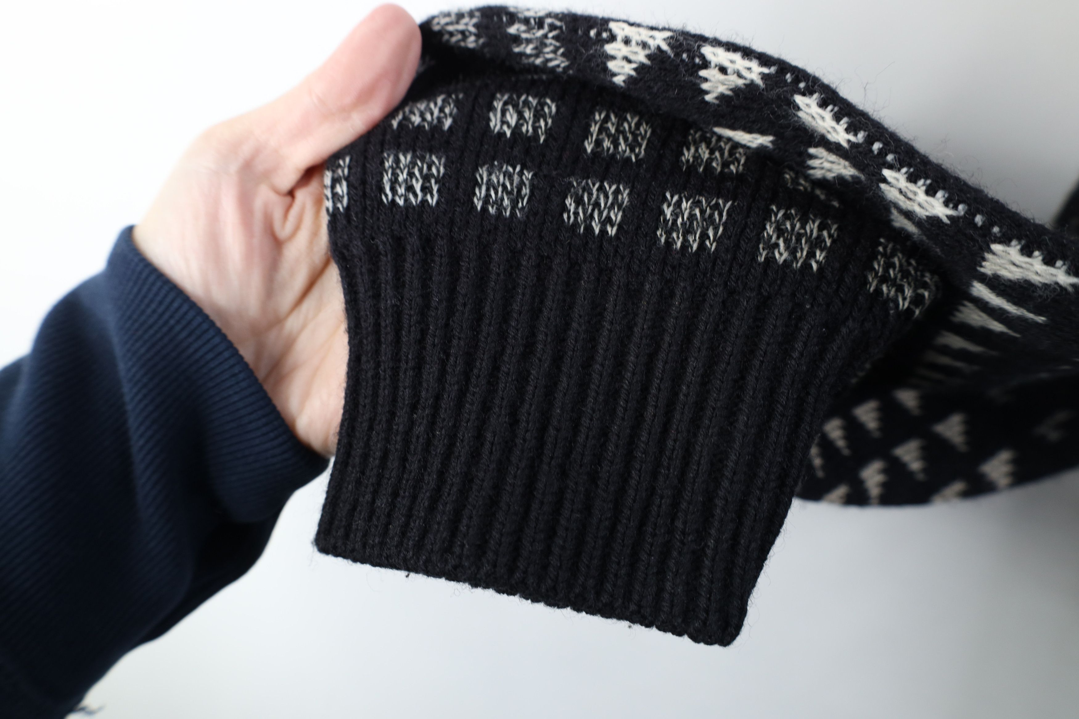 Vintage Vintage 90s Streetwear Geometric Knit Crewneck Sweater USA Size US XXL / EU 58 / 5 - 7 Thumbnail