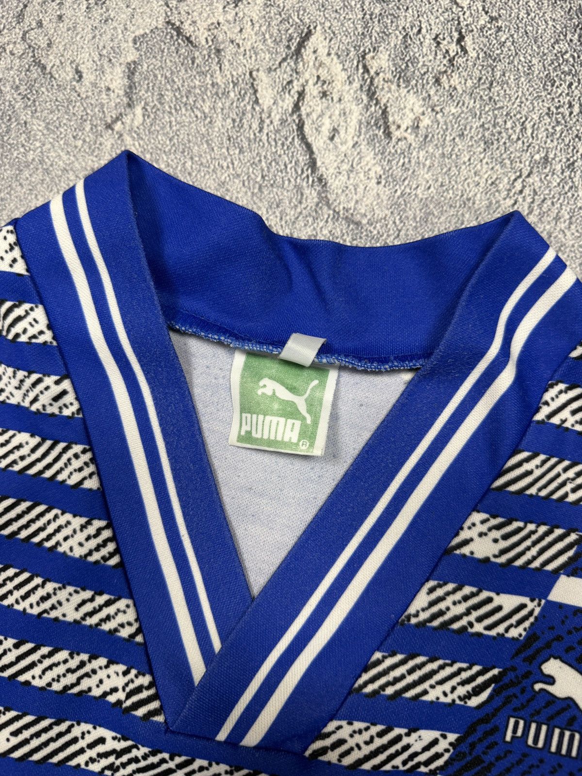 Puma Vintage 90s Puma Lausanne Sports Agip Long sleeve Size US XL / EU 56 / 4 - 6 Thumbnail